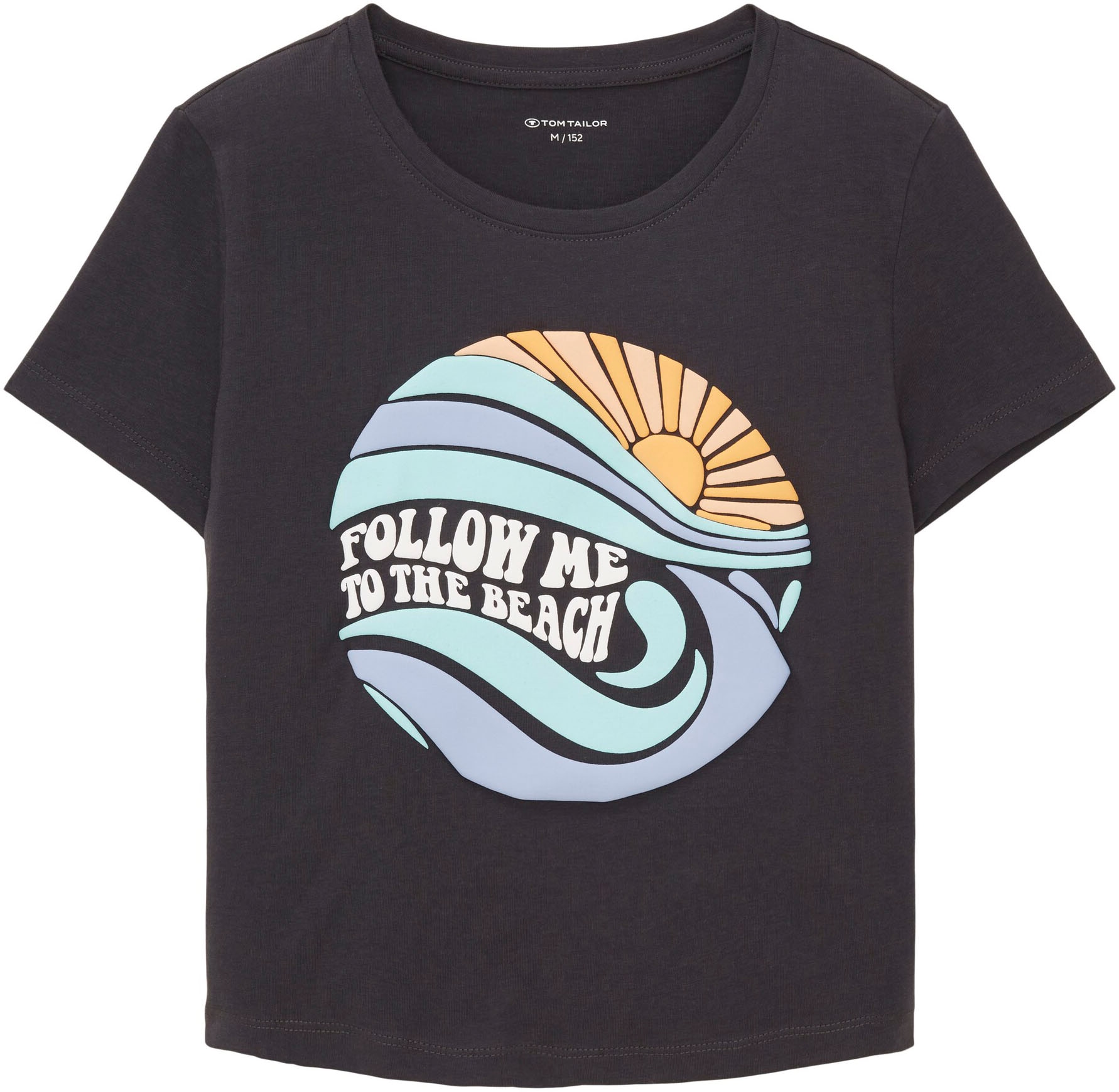 ✌ TOM TAILOR T-Shirt, mit en ligne Motiven sommerlichen Acheter