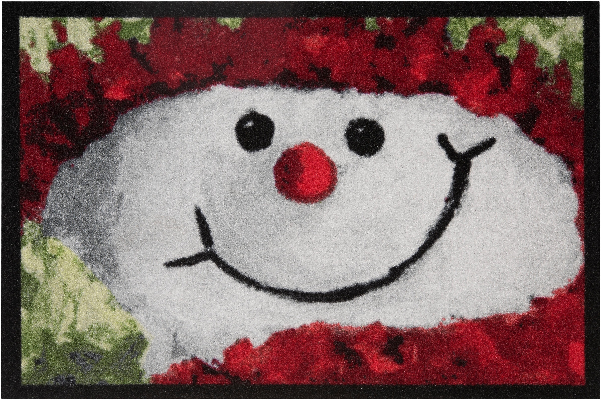 Image of HANSE Home Fussmatte »Snowman«, rechteckig, 7 mm Höhe, In und Outdoor geeignet, Pflegeleicht, Rutschhemmend, Weihnachten, Waschbar, Festlich bei Ackermann Versand Schweiz