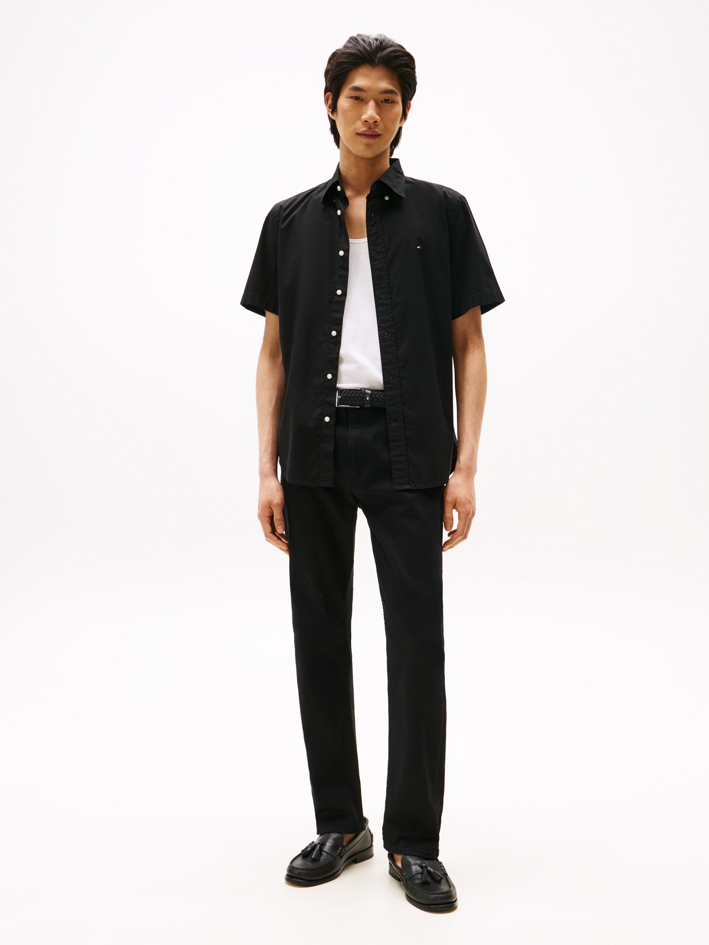 Tommy Hilfiger Chemise à manches courtes »FLEX POPLIN SOLID S/S SHIRT«