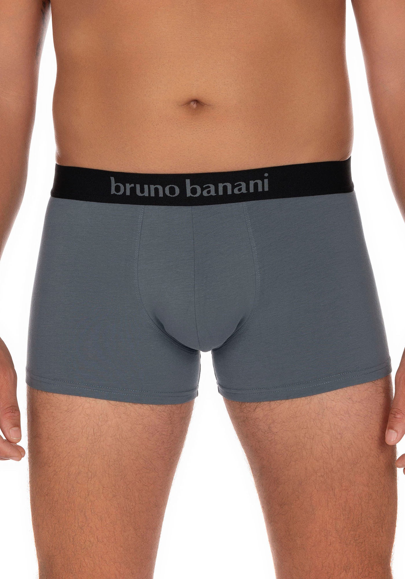 Bruno Banani Boxer »Flowing«, (2er Pack), mit kontrastreichem Logobund