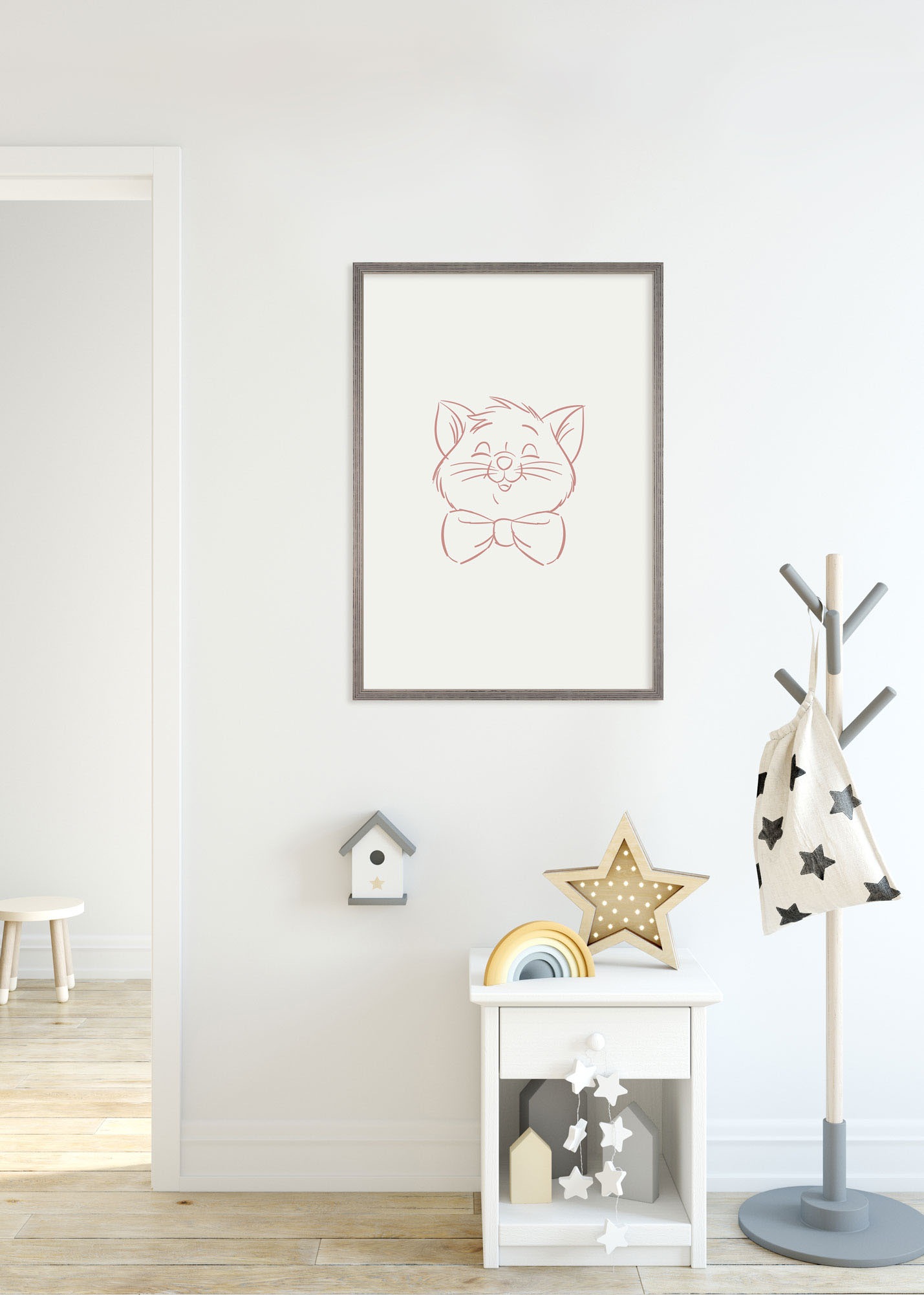 Komar Bild »Tough Toulouse« Natur 1 Stk. tlg. Wandbild zur Dekoration im Kinderzimmer - ohne Rahmen