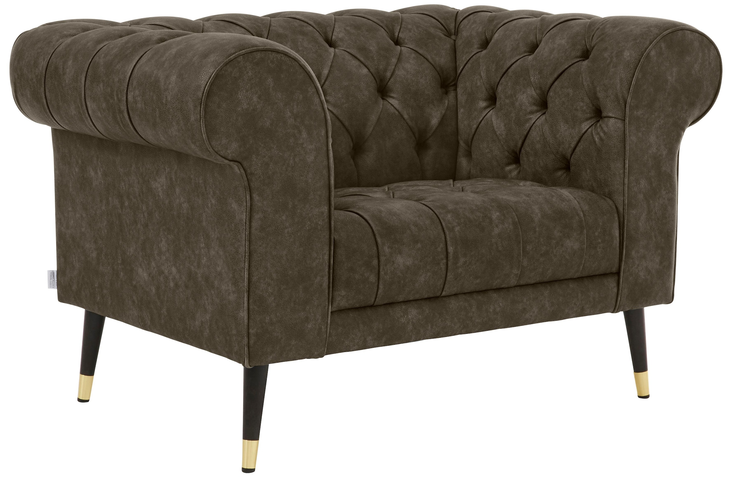 Guido Maria Kretschmer Home&Living Loveseat »Tinnum Loveseat, Chesterfield Sessel«