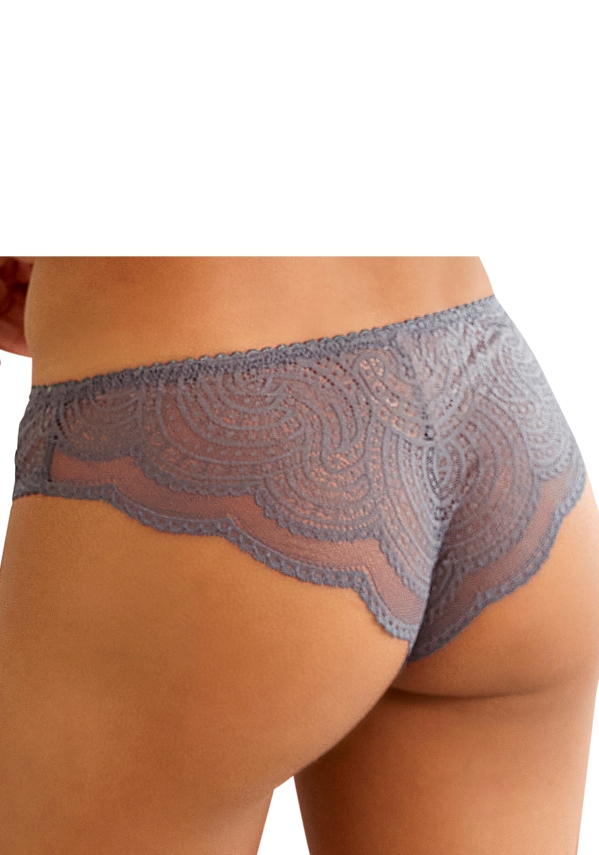 LASCANA Brasilslip Packung, 2 Stk. tlg., mit zarter Spitze