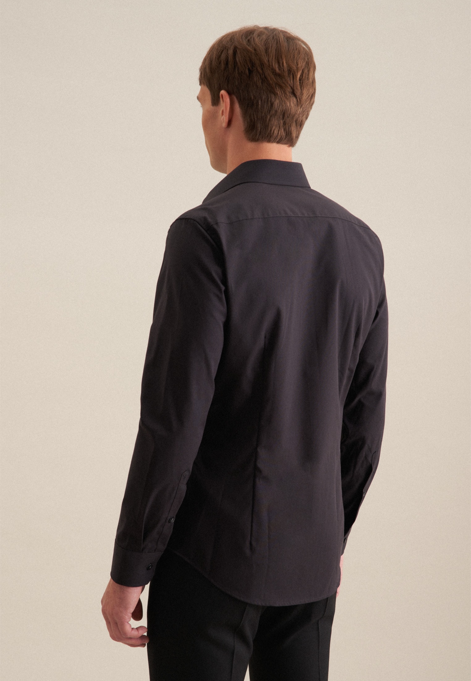 seidensticker Businesshemd »Schwarze Rose«, Slim Kentkragen Uni