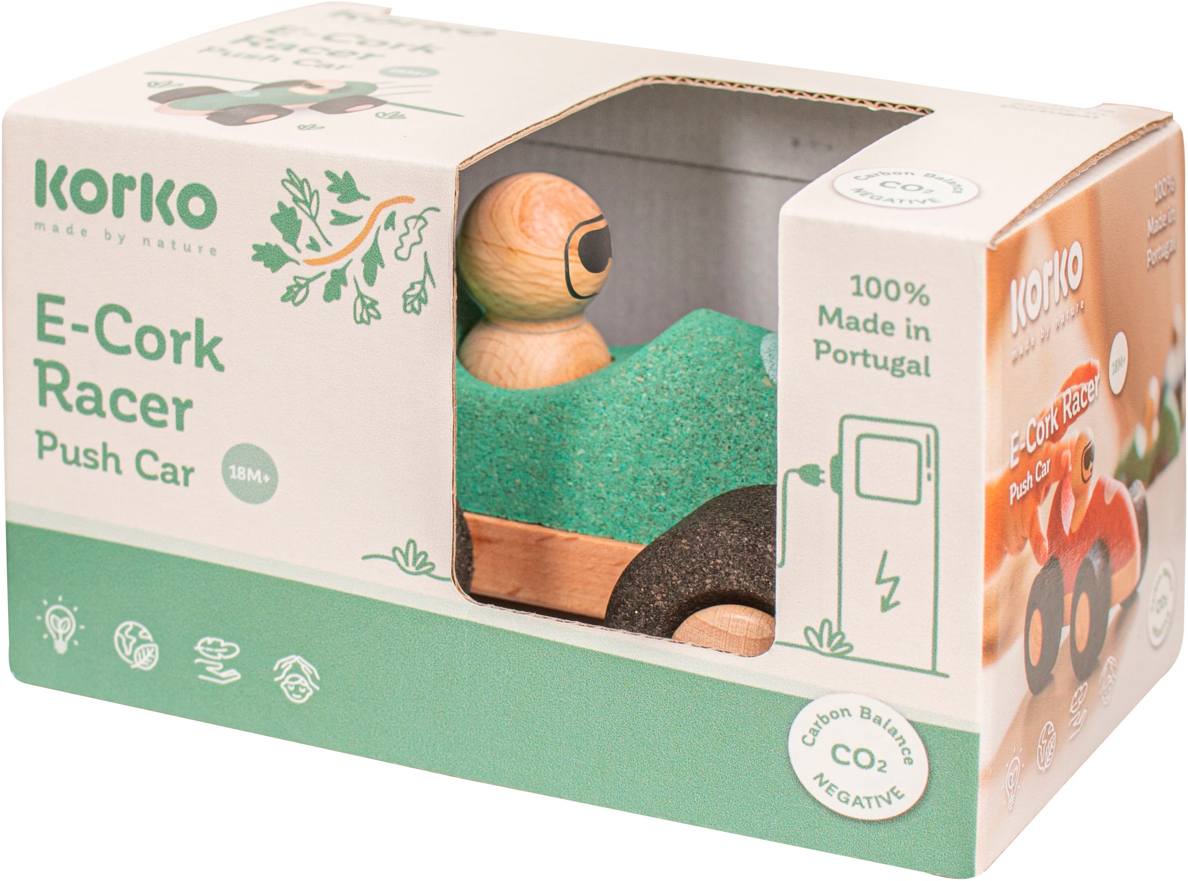 KORKO Voiture-jouet »E-Cork Racer« Made in Europe