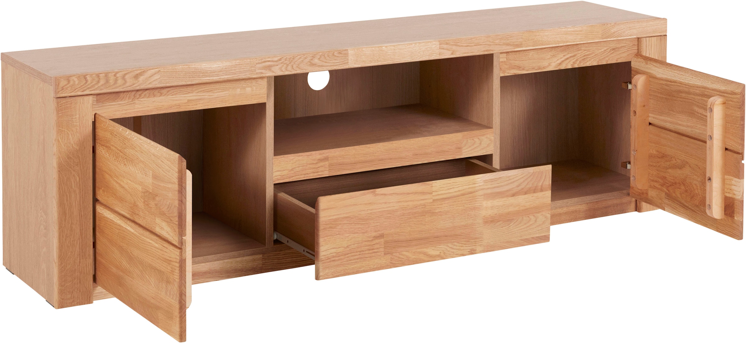 GOODproduct Lowboard »Burani« grifflose Optik, Fernsehtisch