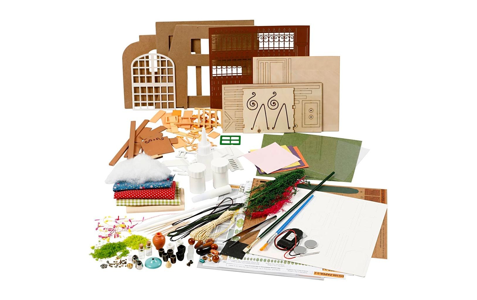 creativ company Kreativset »Mini-Haus Garten«