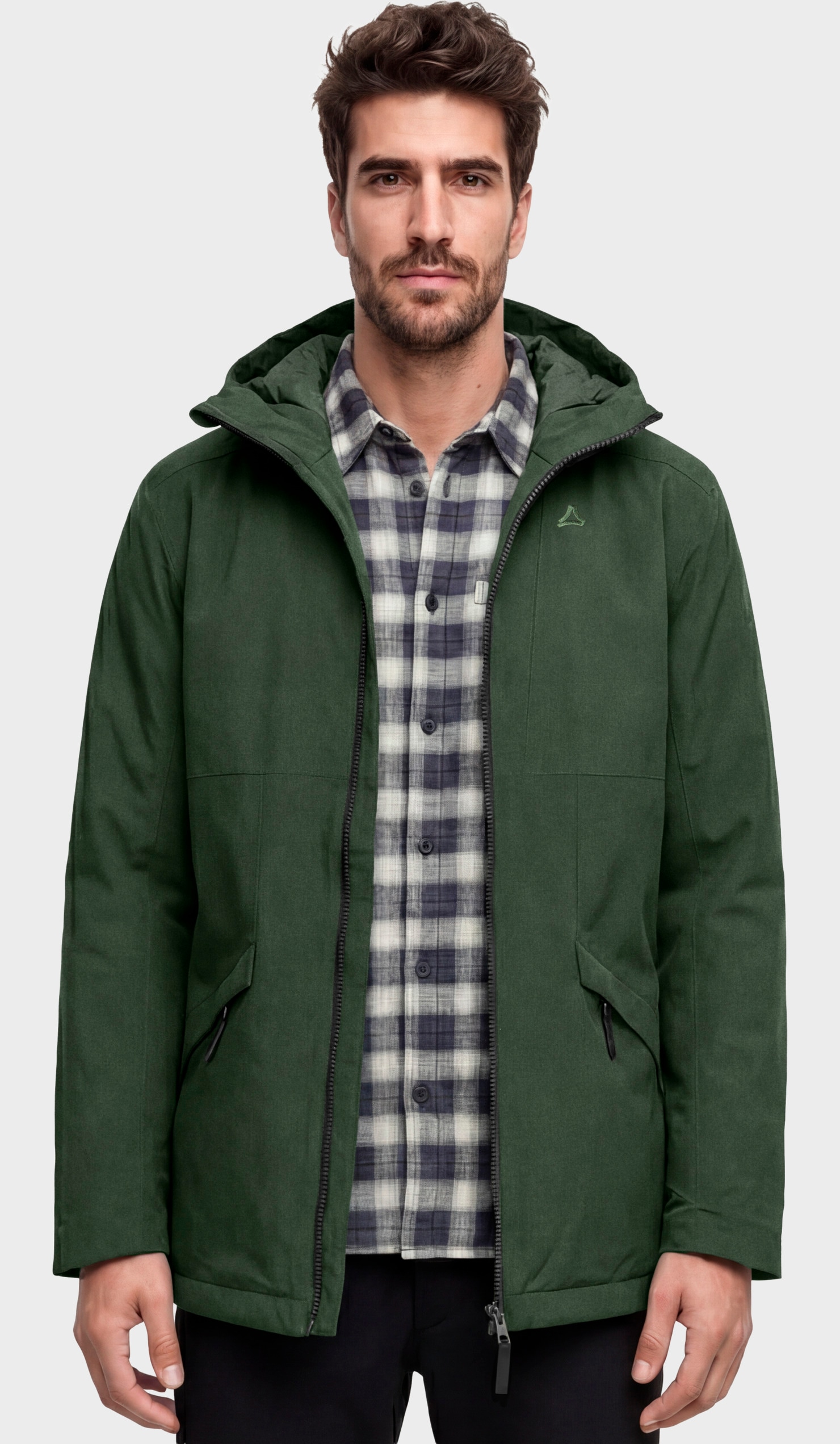 Schöffel Veste longue »Ins Parka Style Malkay MNS« avec capuche
