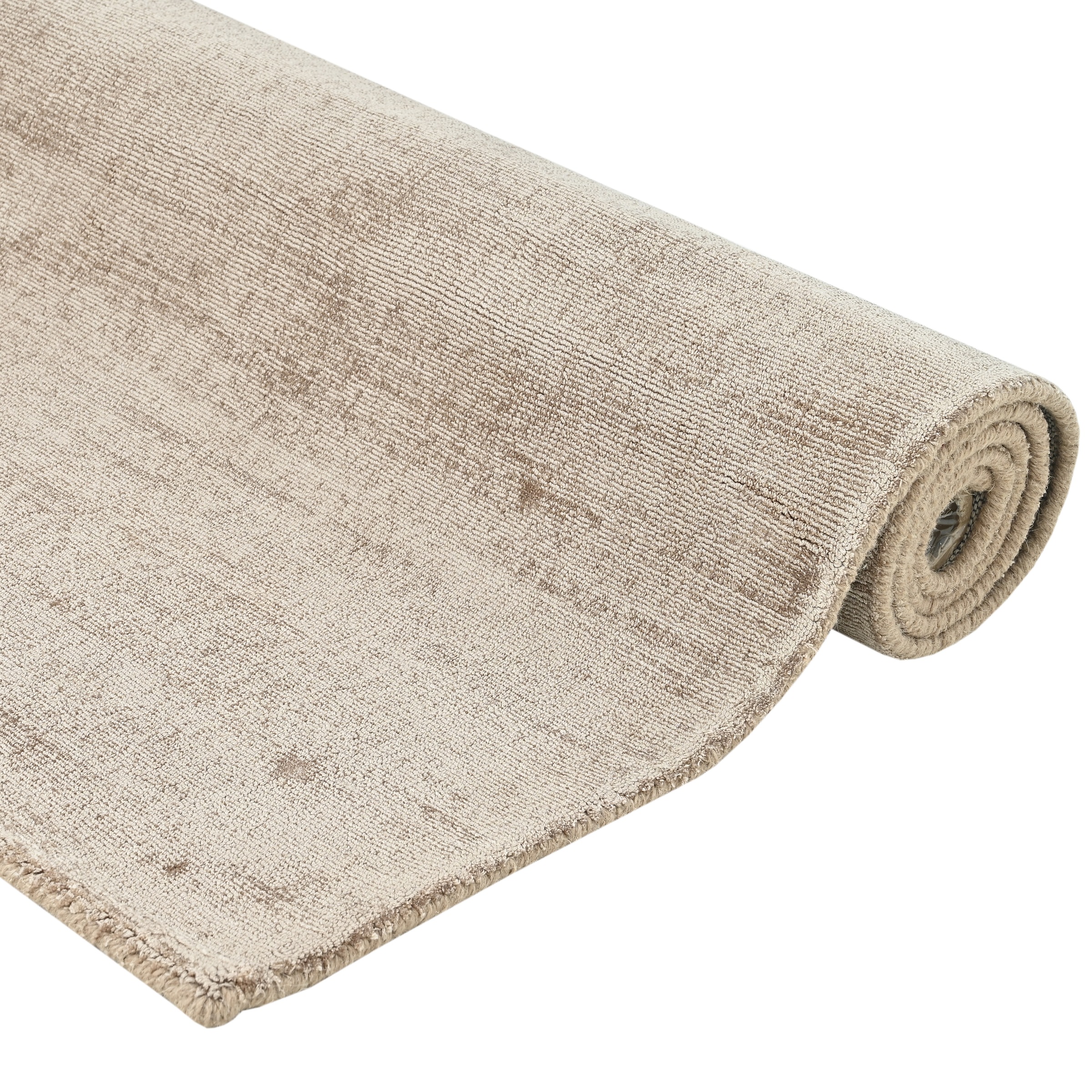 Leonique Teppich »Soley, Kurzflor-Teppiche, handgewebter Viskose-Teppich«, rechteckig, 12 mm Höhe, farblich changierend, Handweb, Wohnzimmer, Schlafzimmer, Esszimmer
