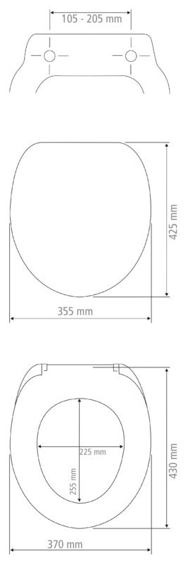 WENKO WC-Sitz »Cuero«, mit Softclose, aus MDF-Holz