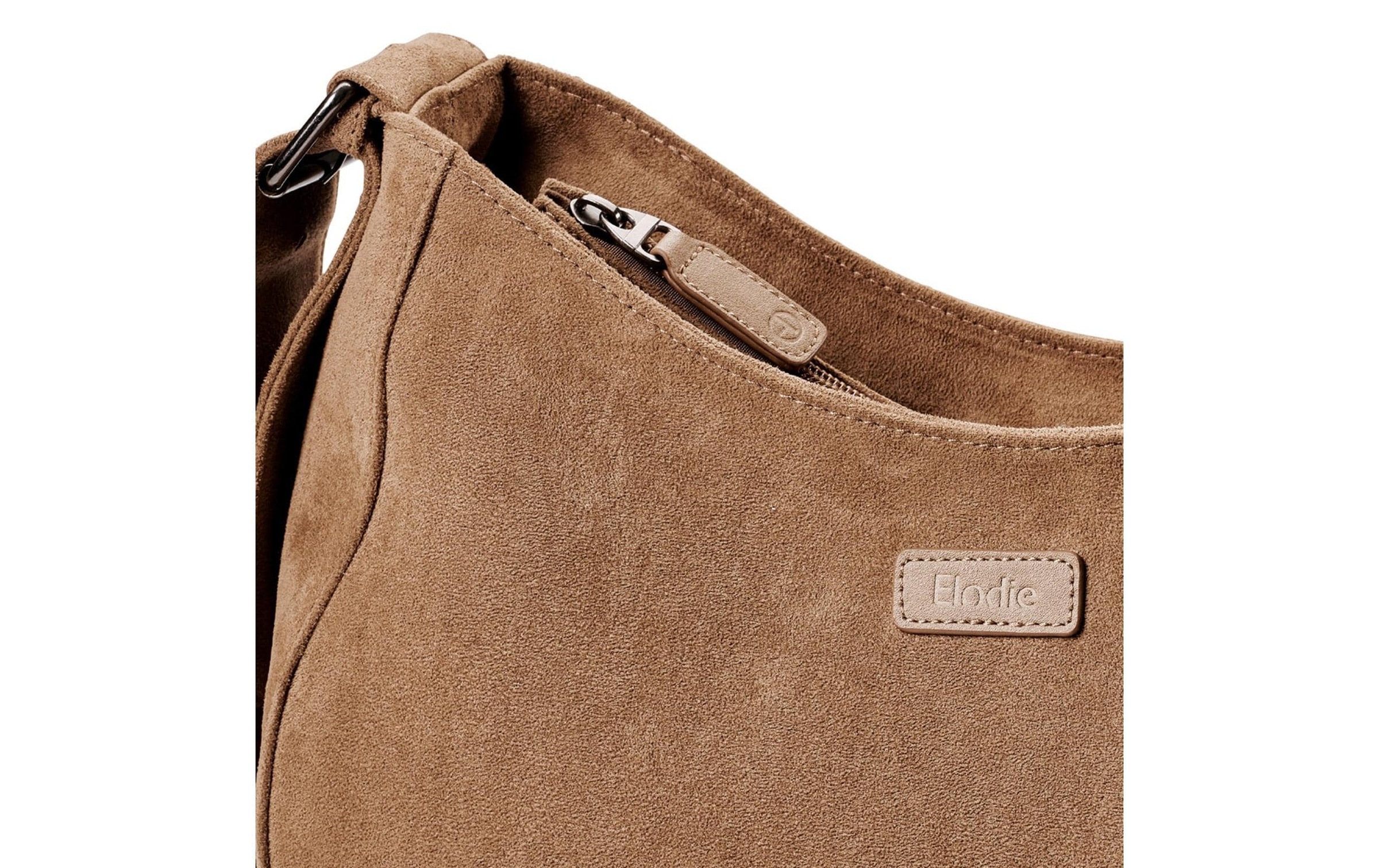 Image of Wickeltasche "ELODIE Moon Bag Caramel Brown"