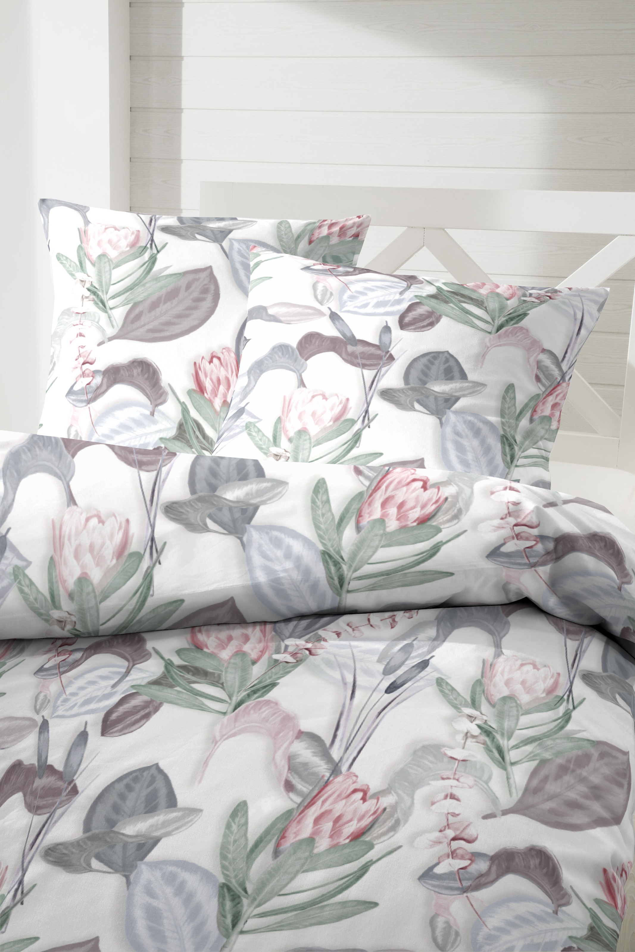 Primera Bettwäsche »Satin Bettwäsche "Protea"«