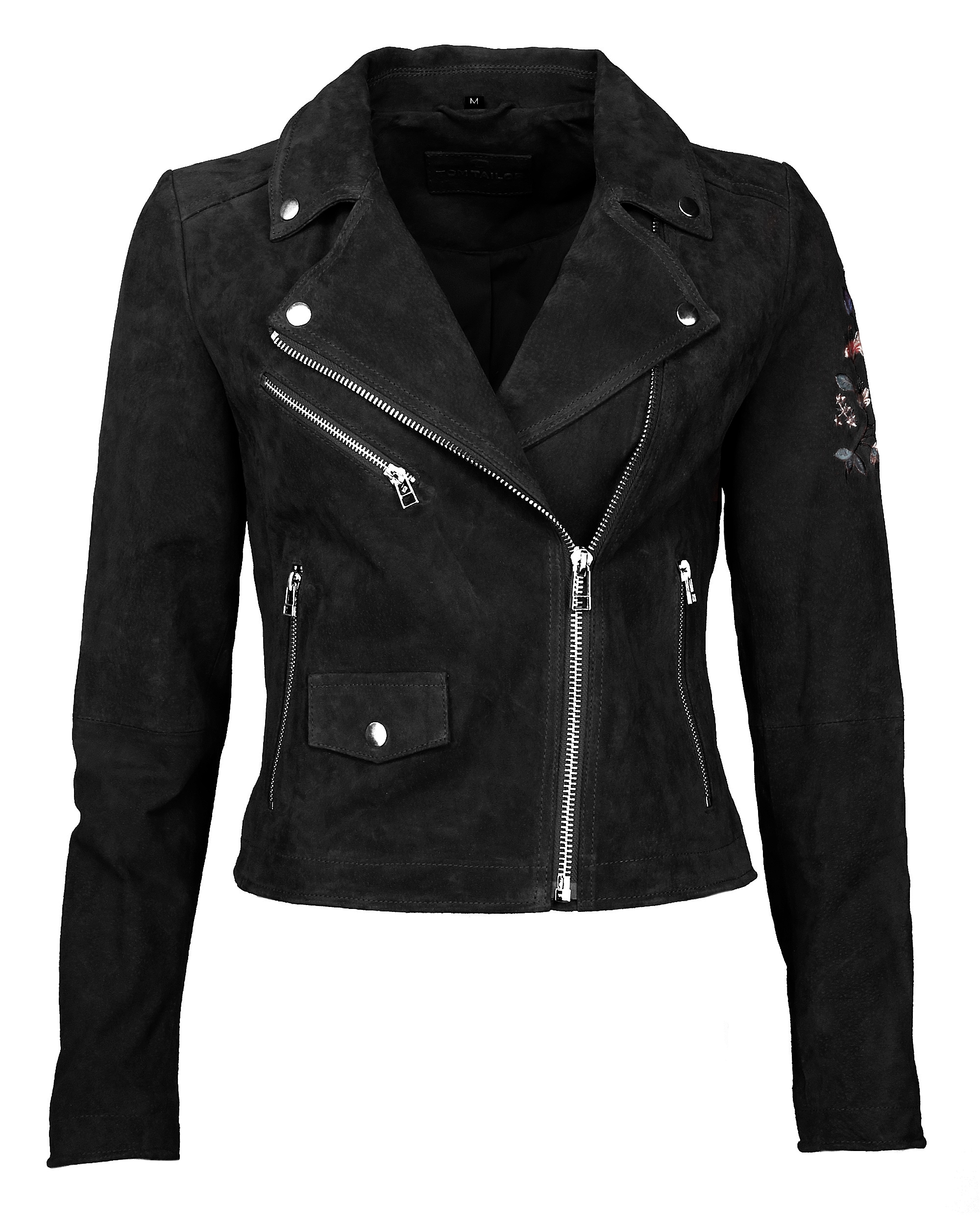 Lederjacke mit asymmetrischem Reissverschluss »TTW8001«