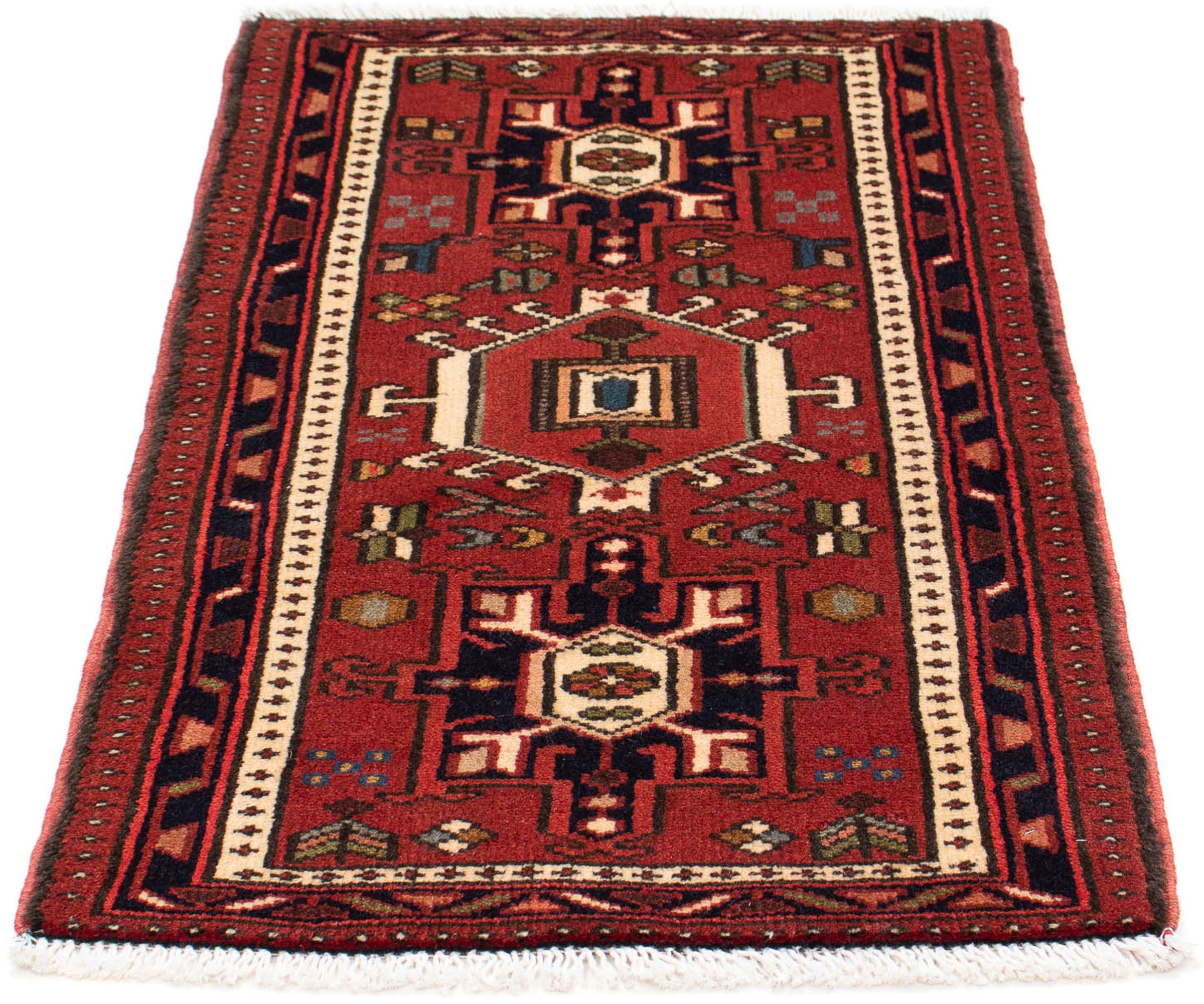Image of morgenland Orientteppich »Perser - Nomadic - 103 x 65 cm - braun«, rechteckig, 10 mm Höhe, Wohnzimmer, Handgeknüpft, Einzelstück mit Zertifikat bei Ackermann Versand Schweiz