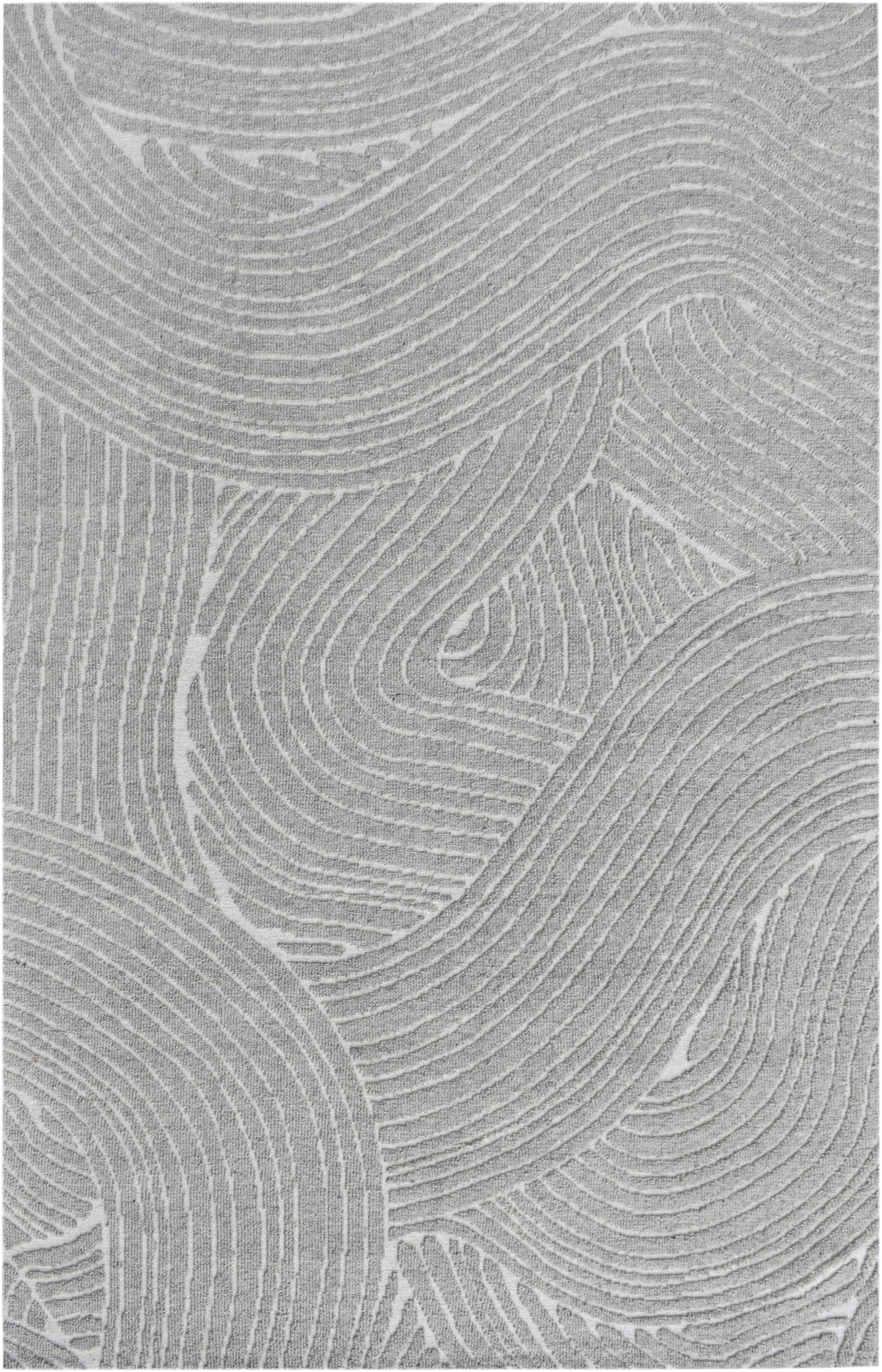 my home Tapis en laine »Falun, Wolle, Hoch-Tief-Struktur, maschinell gewebt« Rectangulaire 12 mm Höhe einfarbig, Wolle, Teppich, Wohnzimmer, Schlafzimmer, Esszimmer