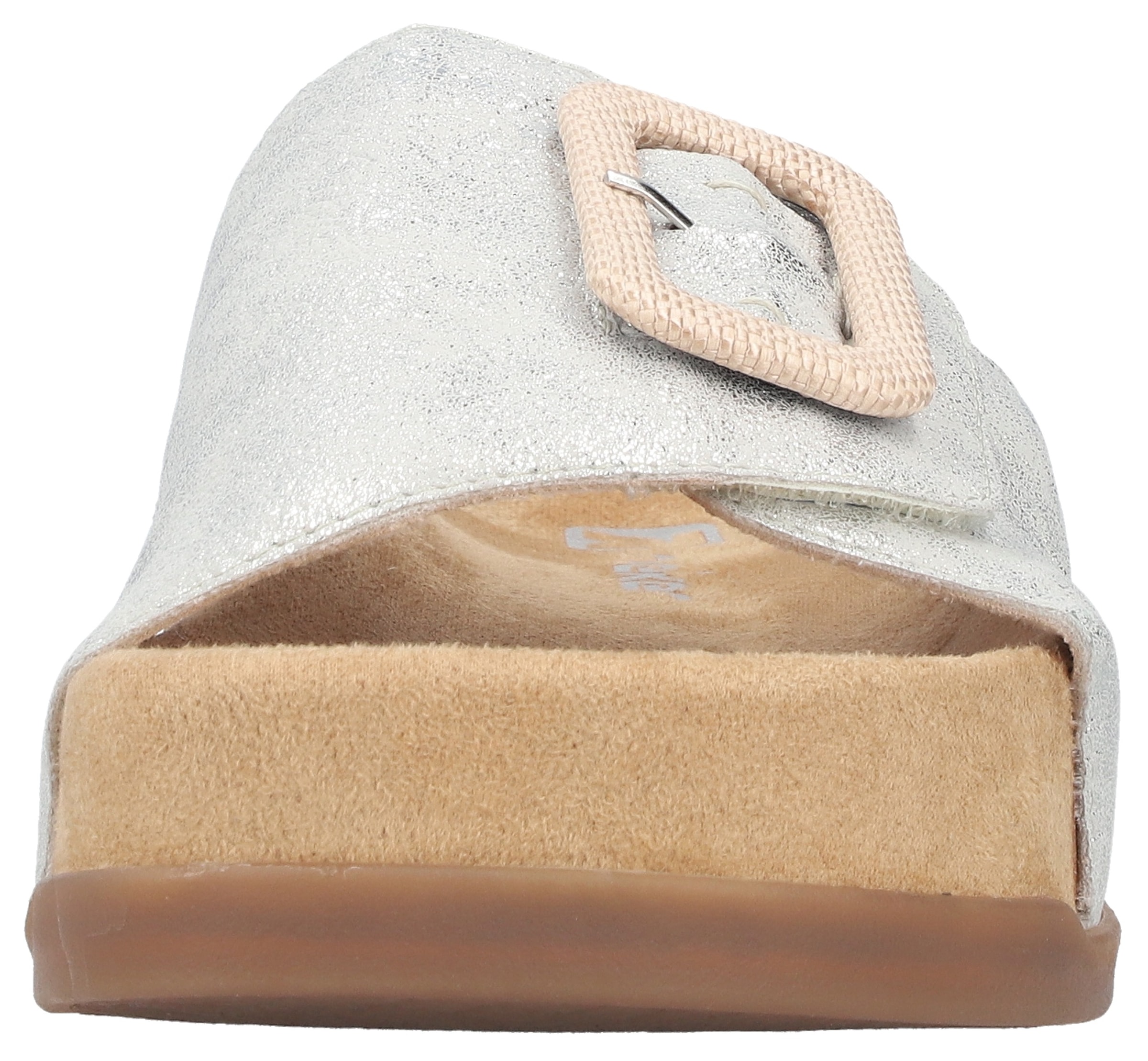 Rieker Pantolette  chaussure d'été, chausson, chaussure de plage avec bride velcro