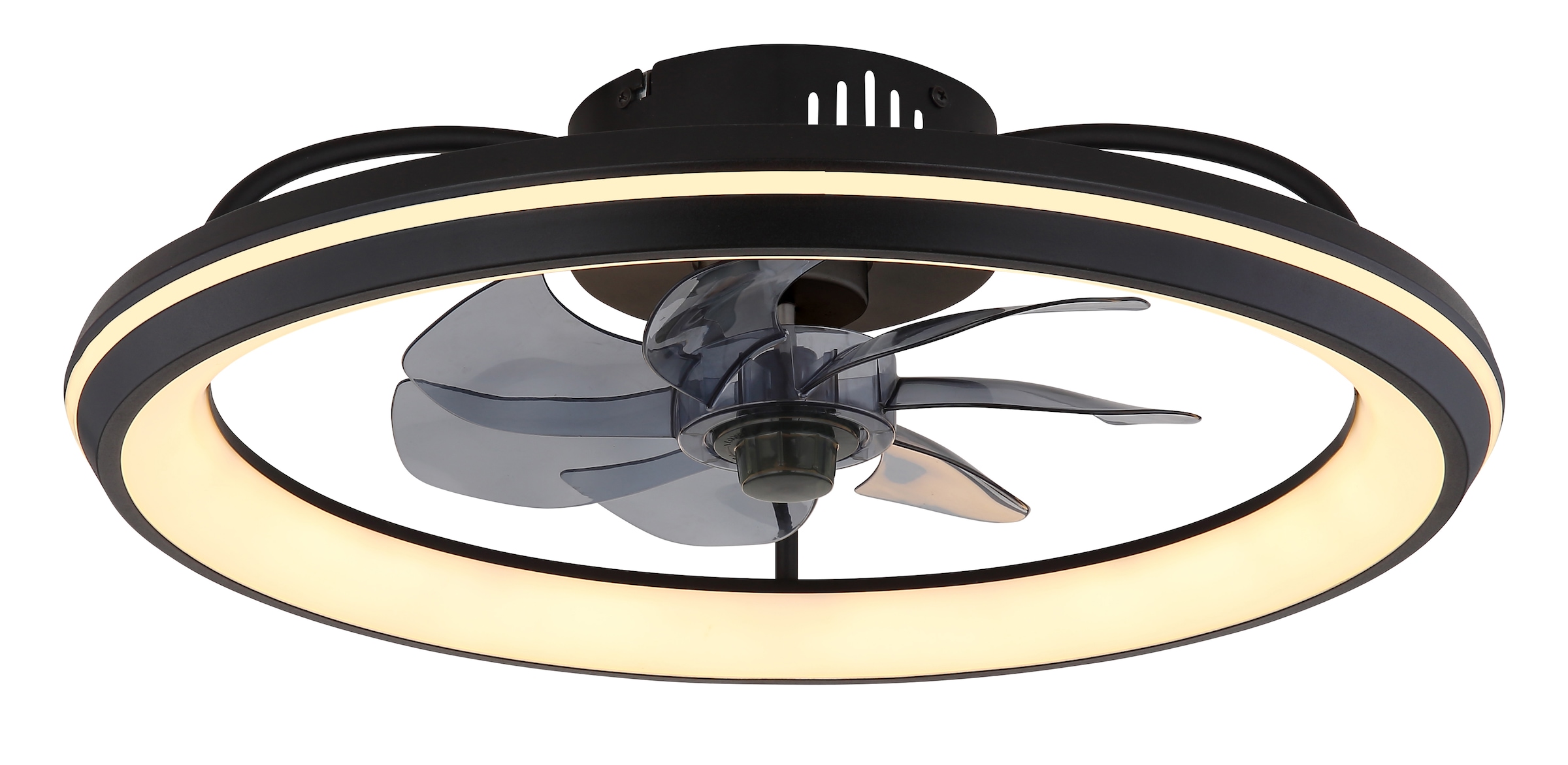 GLOBO LIGHTING Plafonnier »CELESTE« Module LED 1 cuis blanc chaud - blanc froid Ventilateur de plafond, lampe de plafond, ventilateur moderne