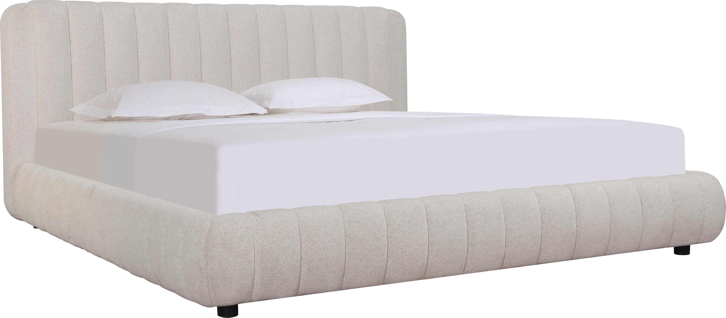 Home affaire Polsterbett »SELVAIR in der Breite 180cm, inkl. Lattenrost und Bettkasten« gepolstertes Kopfteil und Rahmen, Bezug im Chenillecharakter