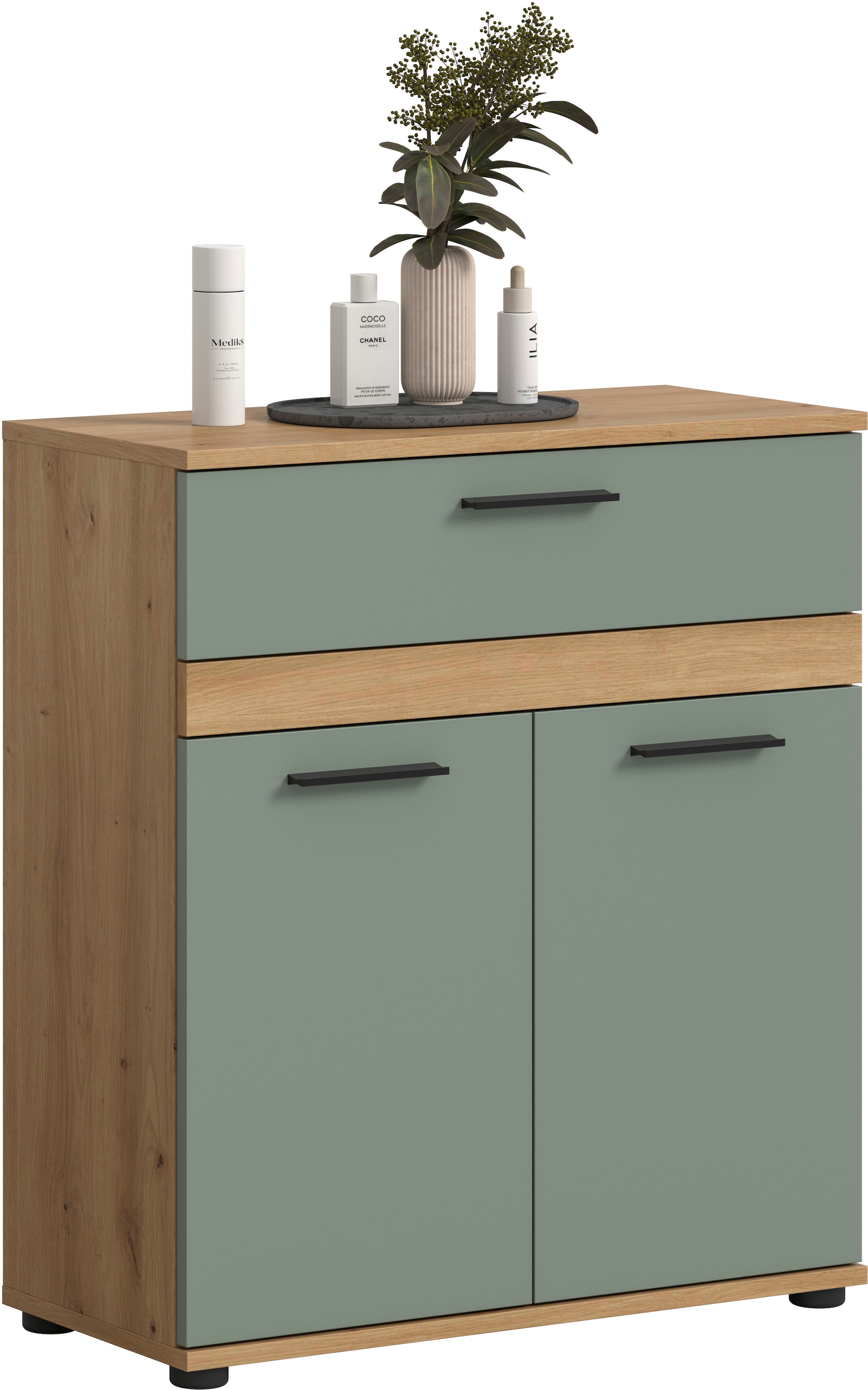 Image of welltime Midischrank "LUCCA, Höhe 79 cm, 2 Türen, 1 Schubkasten, 1 Einlegeboden"