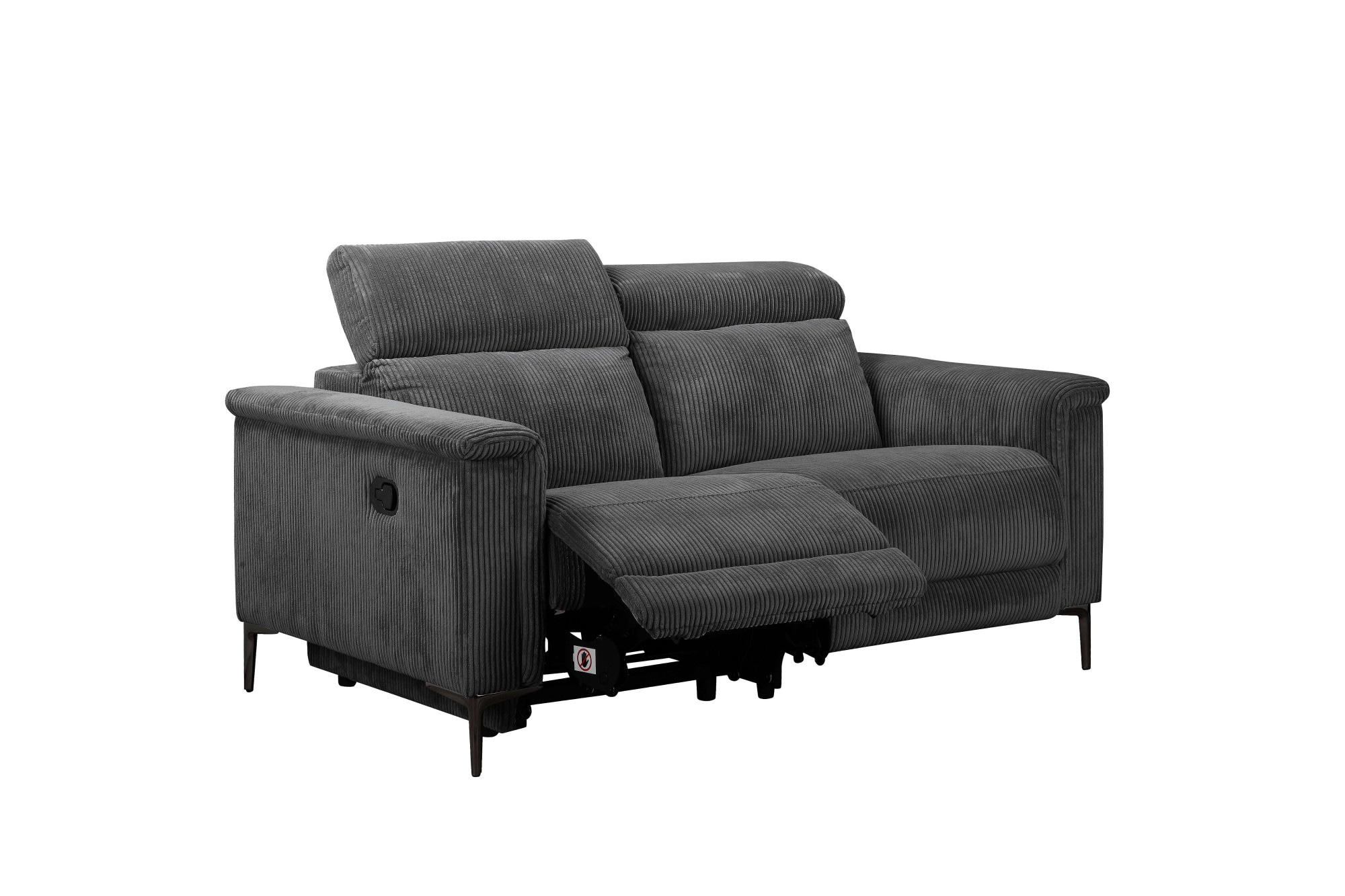 Home affaire 2-Sitzer »LUND Cord, 160 cm, manuelle o. elektrische Relaxfunktion« USB-C bei elektrischer Ausführung, mit Kopfteilverstellung