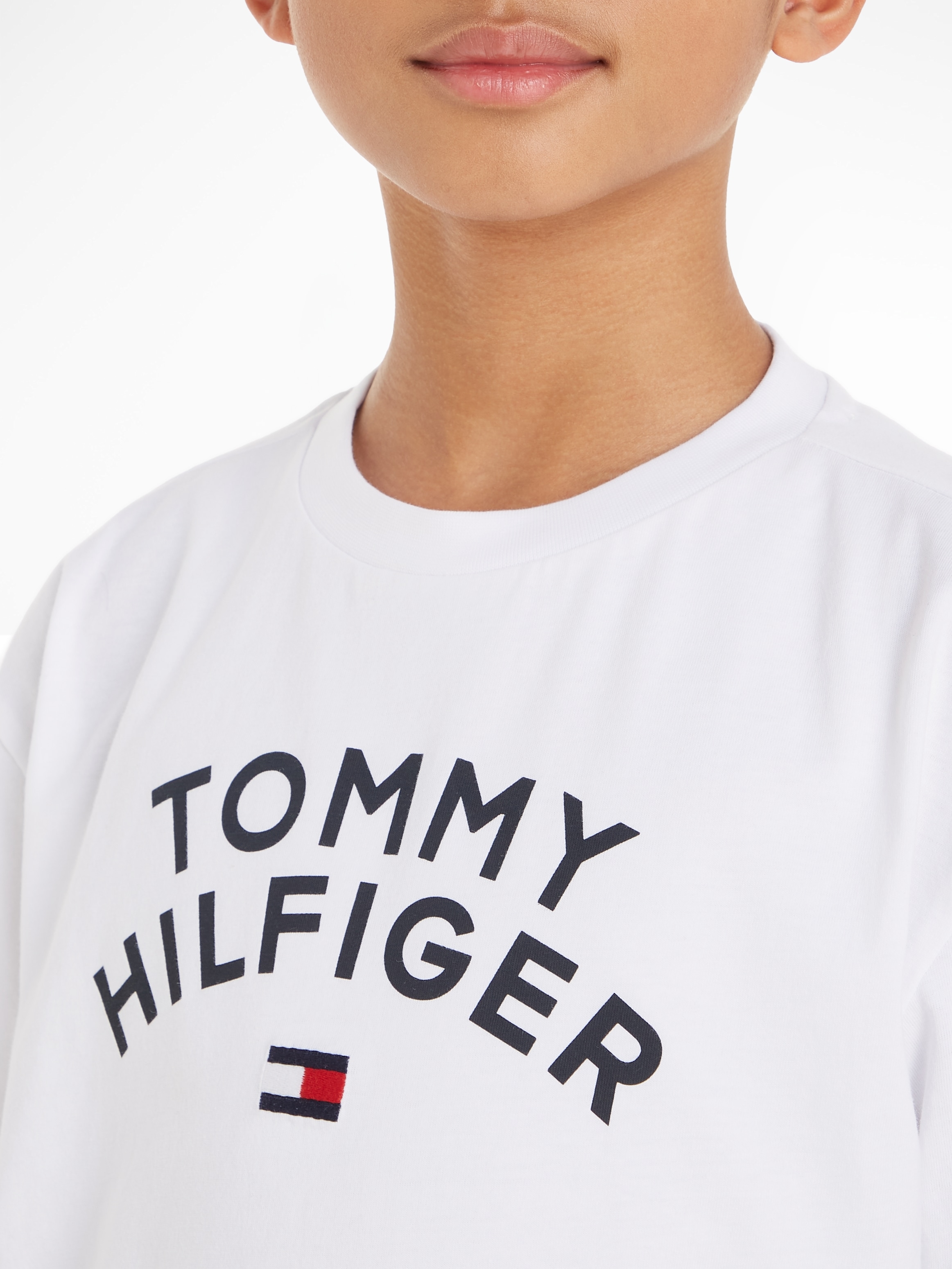 Trendige Tommy Hilfiger T-Shirt - shoppen versandkostenfrei FLAG »TOMMY HILFIGER ohne TEE« Mindestbestellwert