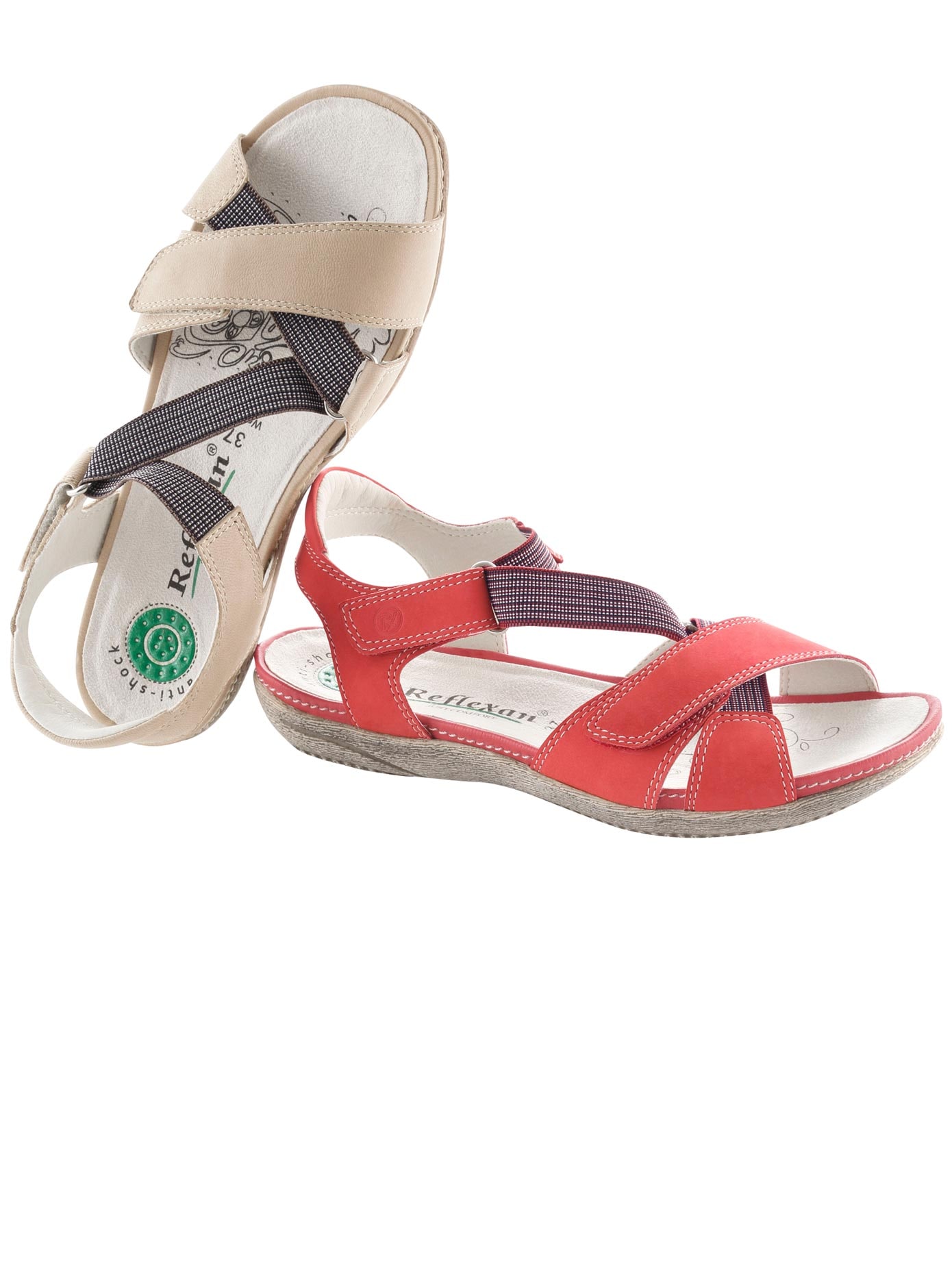 Sandale mit Reflexan-anti-Shock an der Ferse