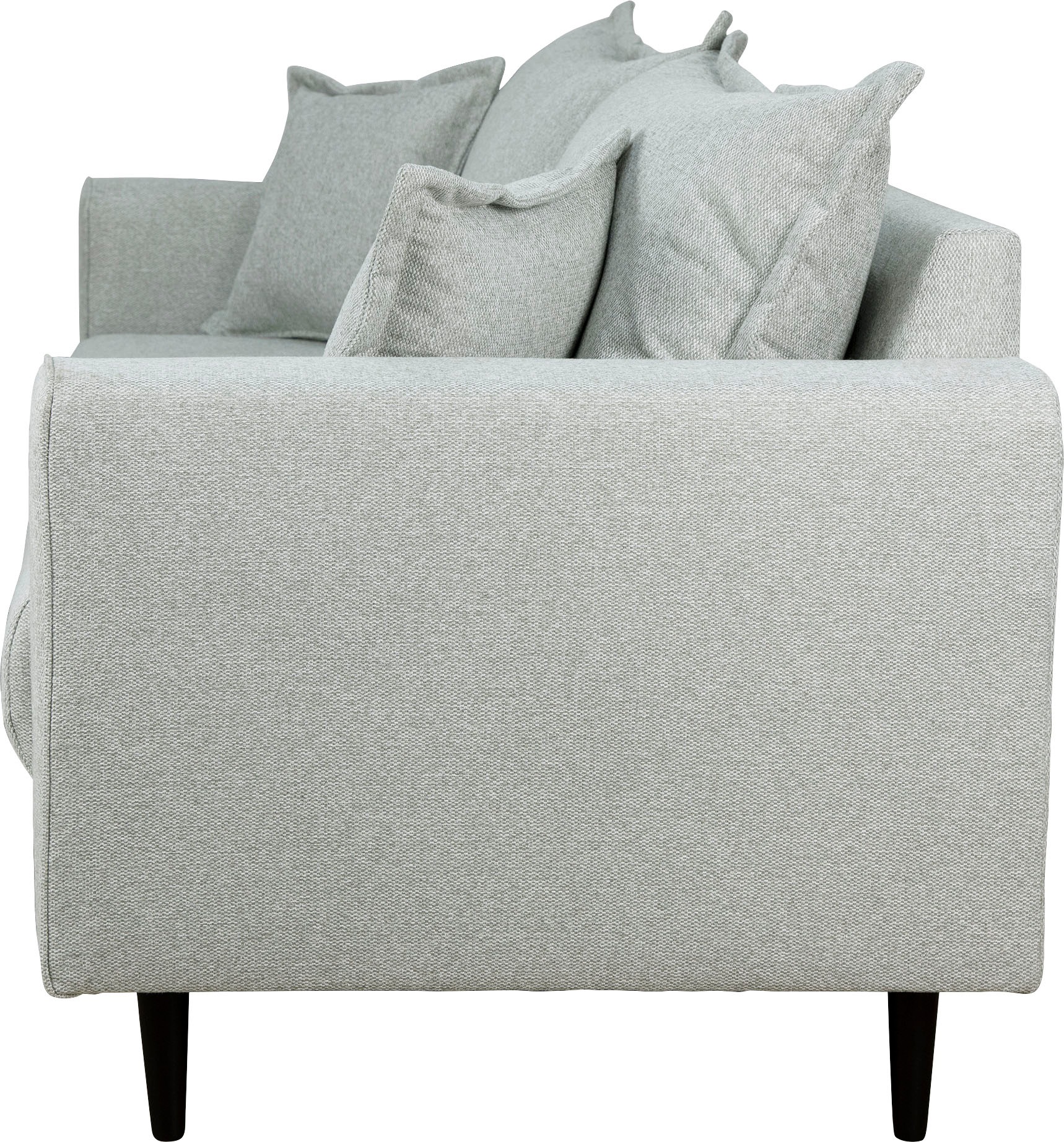 Home affaire 2-Sitzer »VEYRAS, hoher Sitzkomfort, Masse B/T/H: 162/84/76 cm«, mit Wellenunterfederung, incl. Rückenkissen und Zierkissen