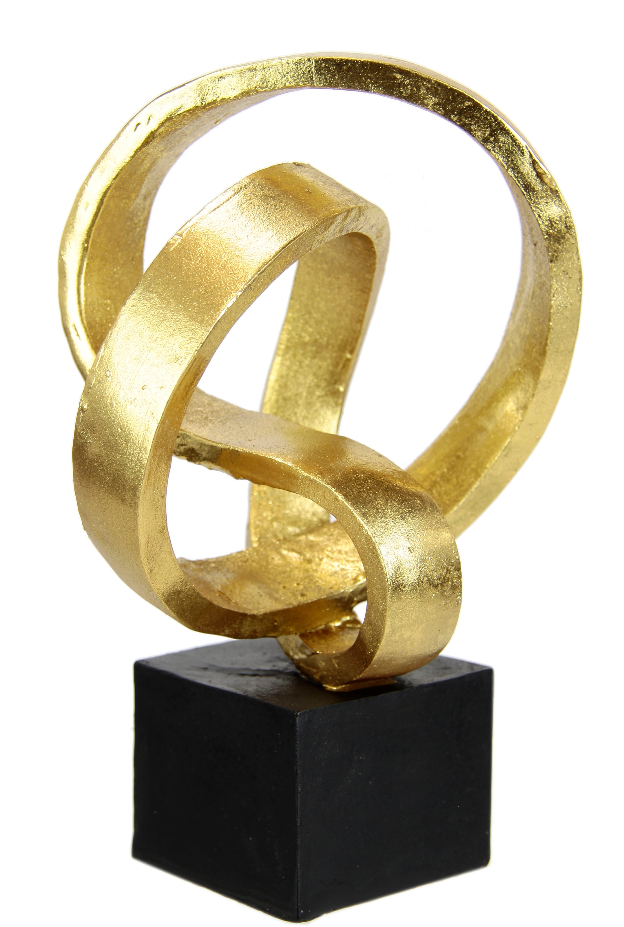 Image of I.GE.A. Dekofigur "Moderne Deko Skulptur" Ornamente Statue Dekoration Figuren Geschenkidee, silber