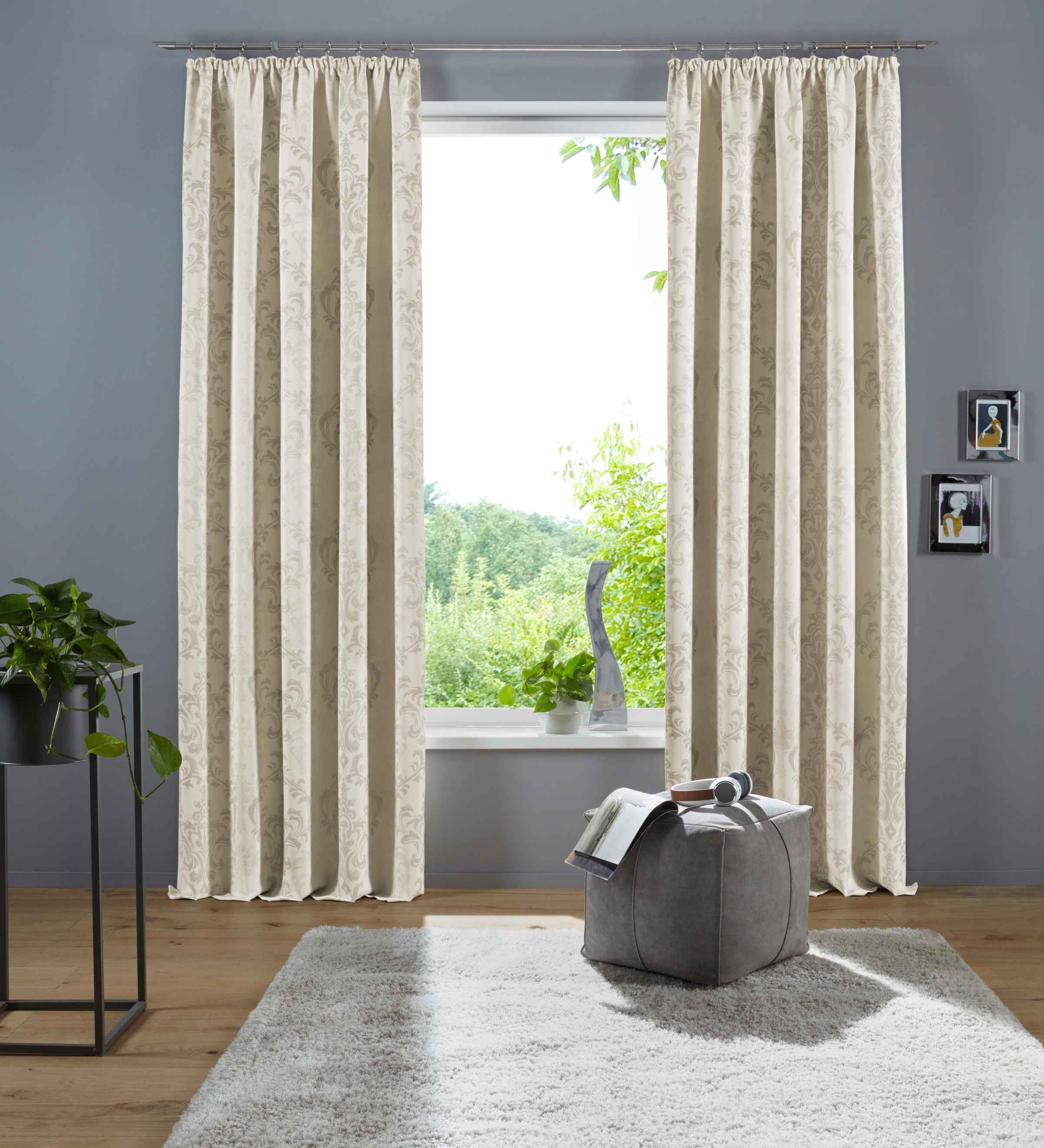 Image of DELAVITA Vorhang »Ornamente«, (1 St.), gewebt, blickdicht, verschiedene Grössen bei Ackermann Versand Schweiz