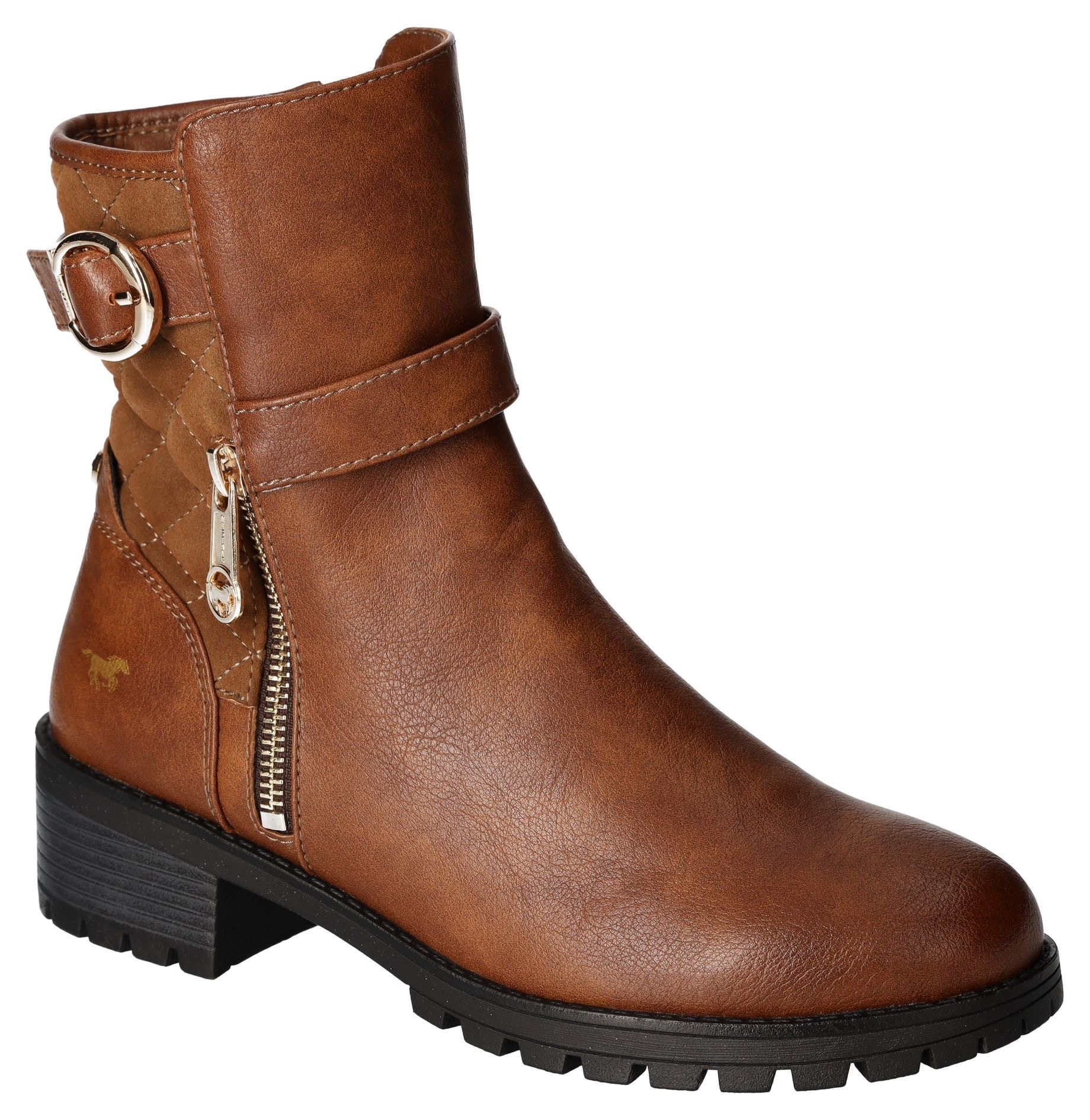 Mustang Shoes Winterstiefelette, mit gestepptem Schaft