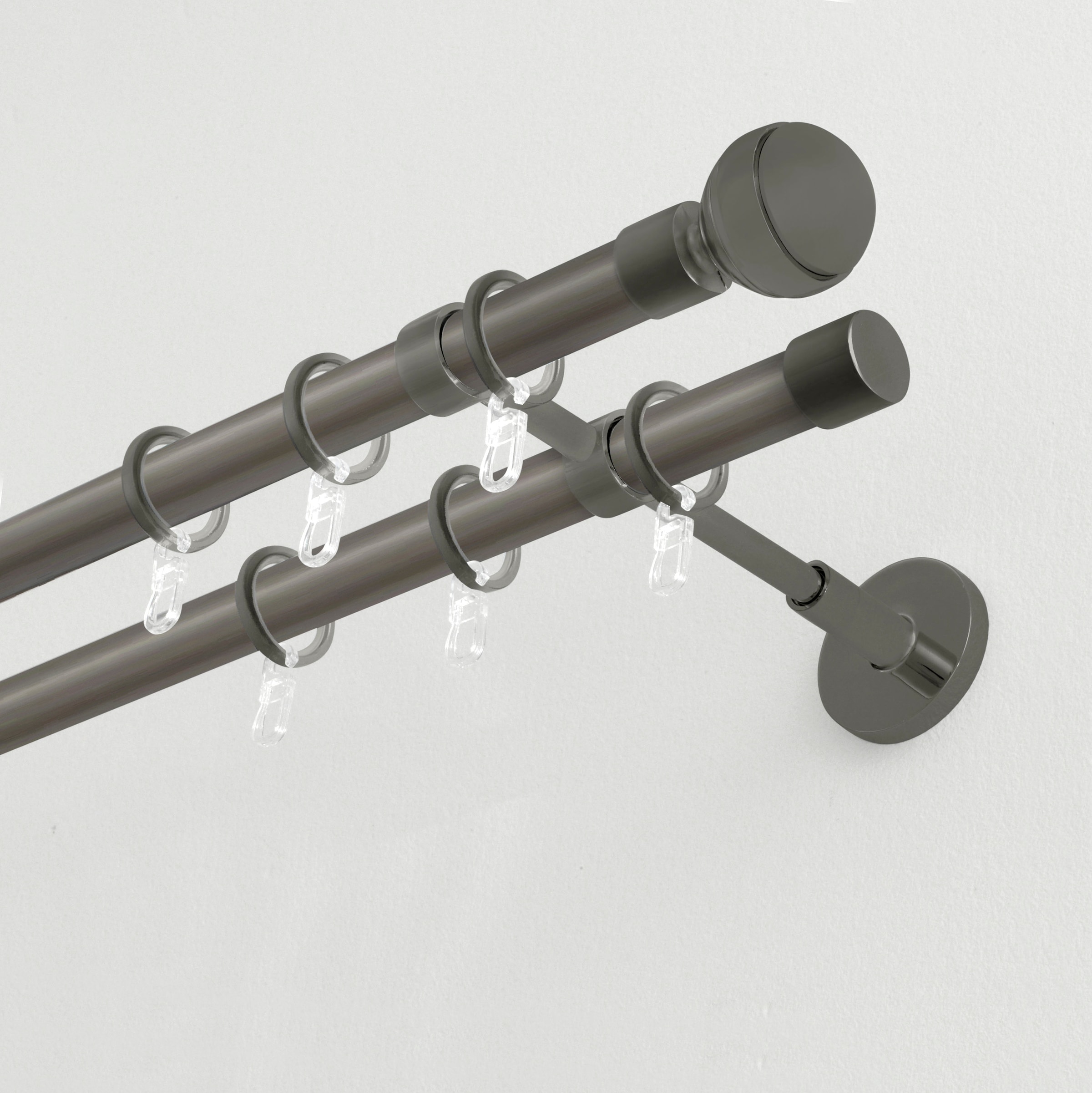 GARDINIA Tringle à rideaux »Chicago« Ø 20 mm Fixmass Serie Einzelprogramm Chicago Ø 20 mm