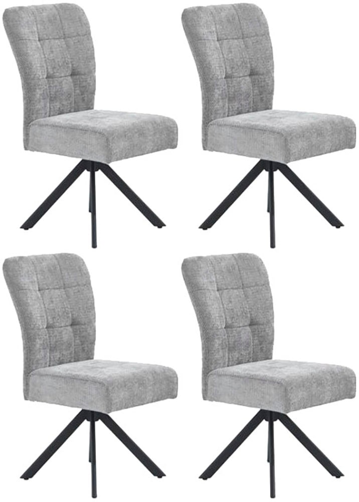 Image of Jockenhöfer Gruppe Drehstuhl "Becky (Set, 4 St.)" (Set) 4 Stk.Inklusive Drehfunktion (360), Taschenfederkern, bis 150kg belastbar