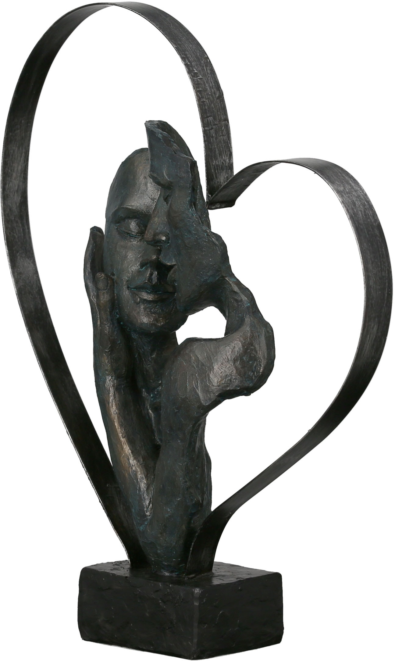 GILDE Dekofigur Essential, »Skulptur bronzefarben/braun«, bronzefarben/braun, Polyresin kaufen bequem
