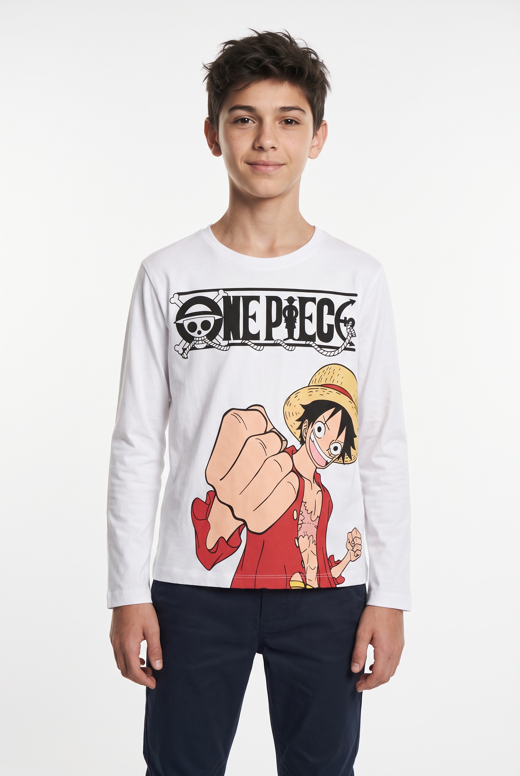 Image of Name It Langarmshirt "NKMARK ONEPIECE LS NREG TOP BOX NOOS VDE"