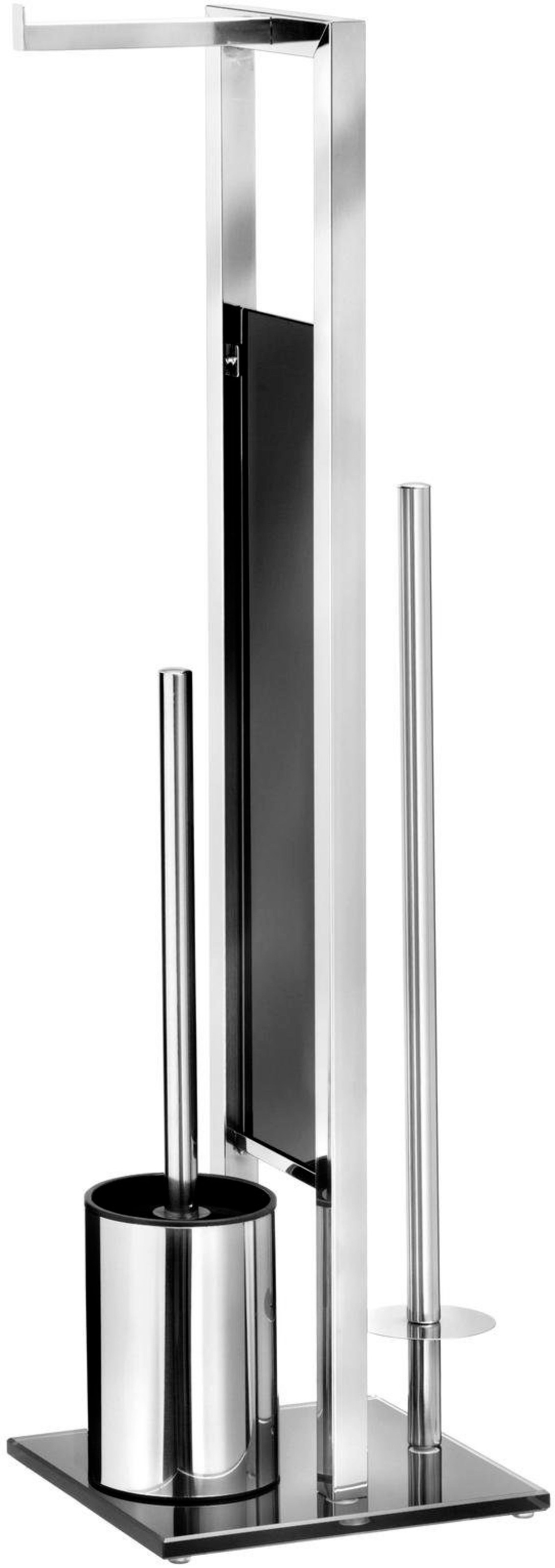 Image of WENKO WC-Garnitur »Rivalta«, aus Edelstahl, integrierter Toilettenpapierhalter und WC-Bürstenhalter bei Ackermann Versand Schweiz