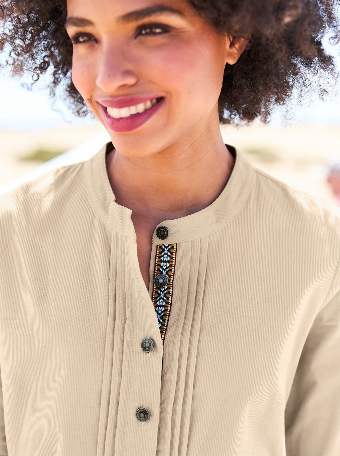 heine A-Linien-Kleid »Cord-Kleid«