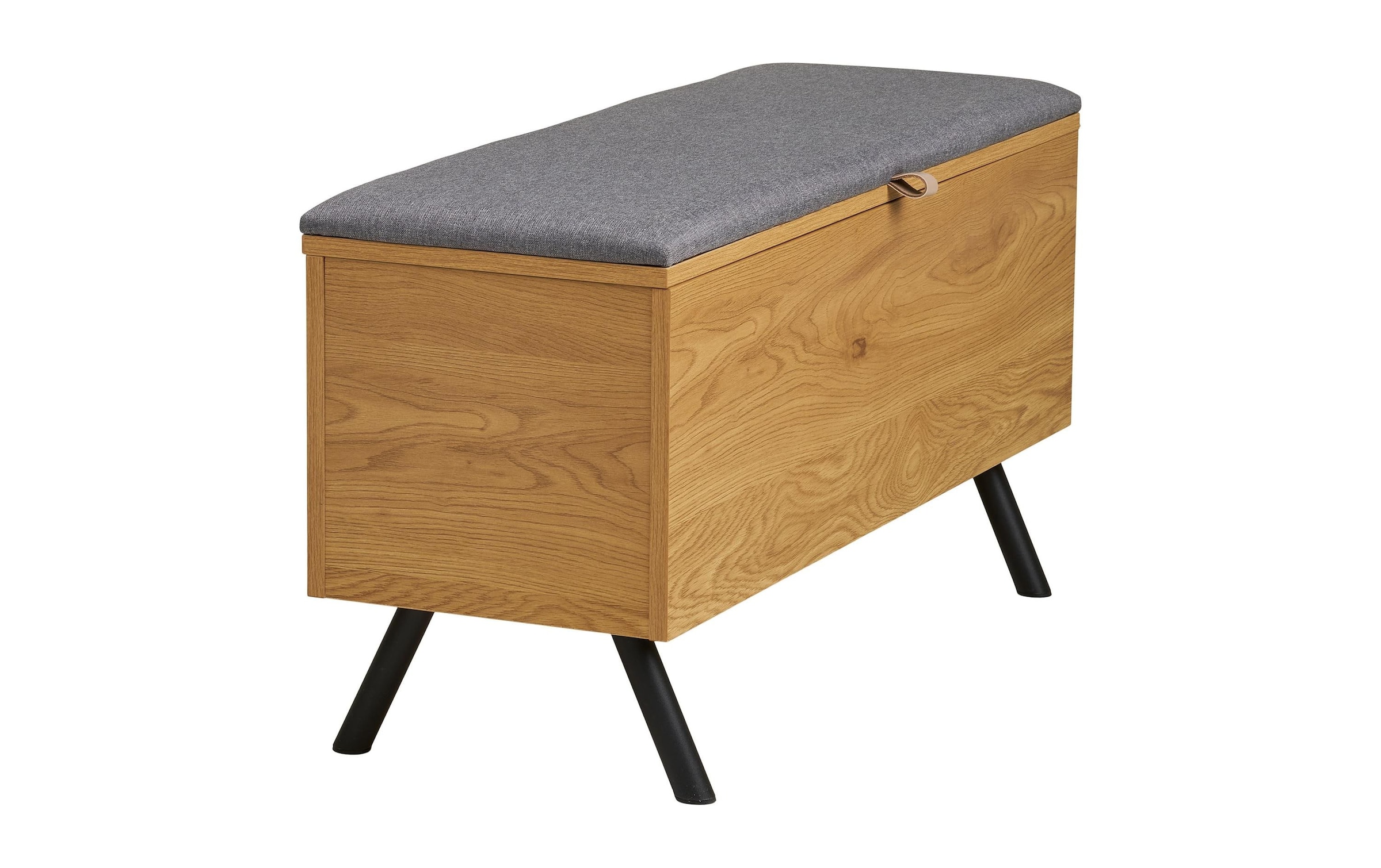 House Nordic Sitzbank »Barco Bench mit Stauraum 33 x 92 x 48 cm« Sitzbank im Eichenlook