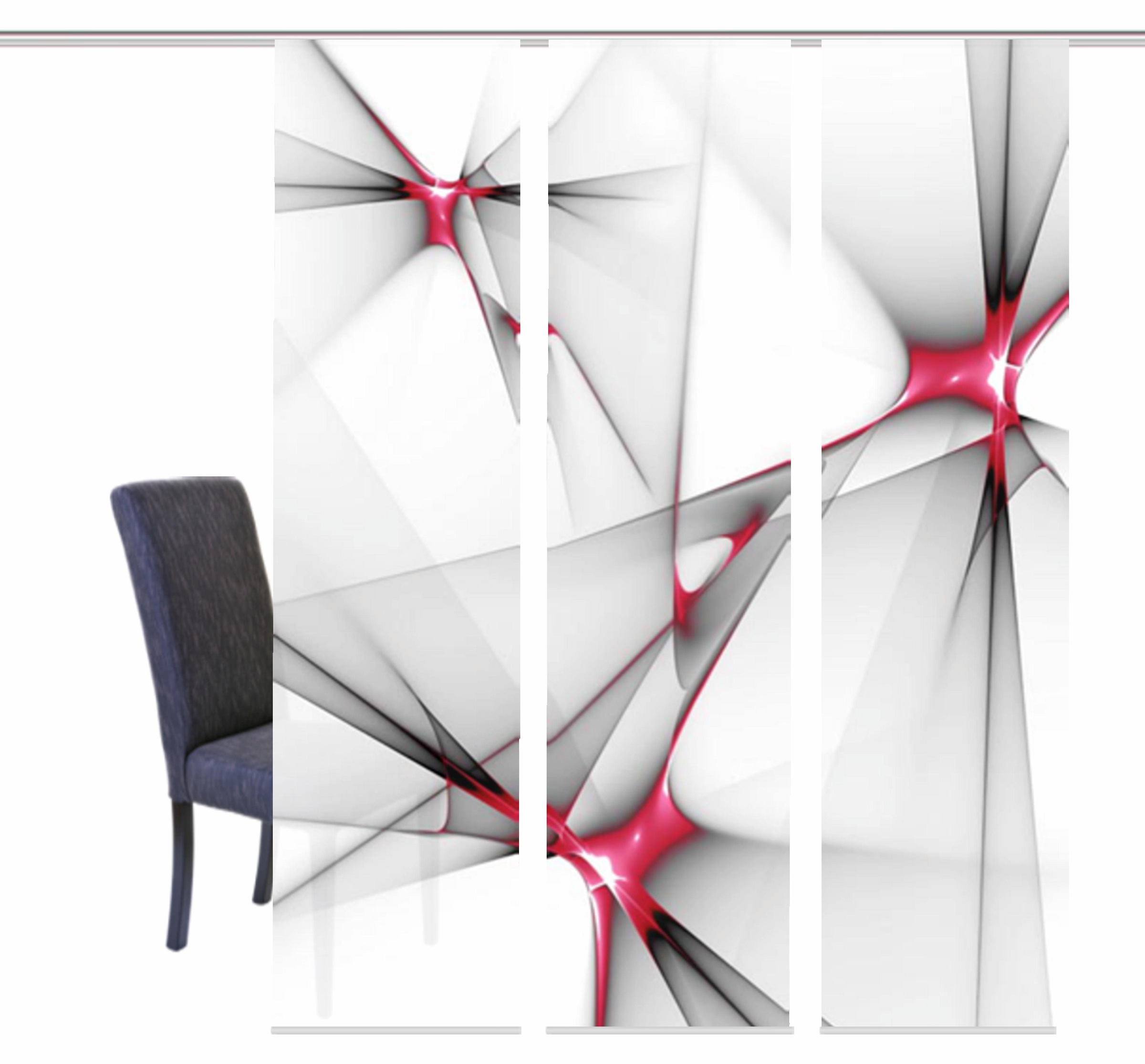 Image of HOME WOHNIDEEN Schiebegardine »FRANKLIN«, (3 St.), HxB: 245x60, inkl. Befestigungszubehör bei Ackermann Versand Schweiz