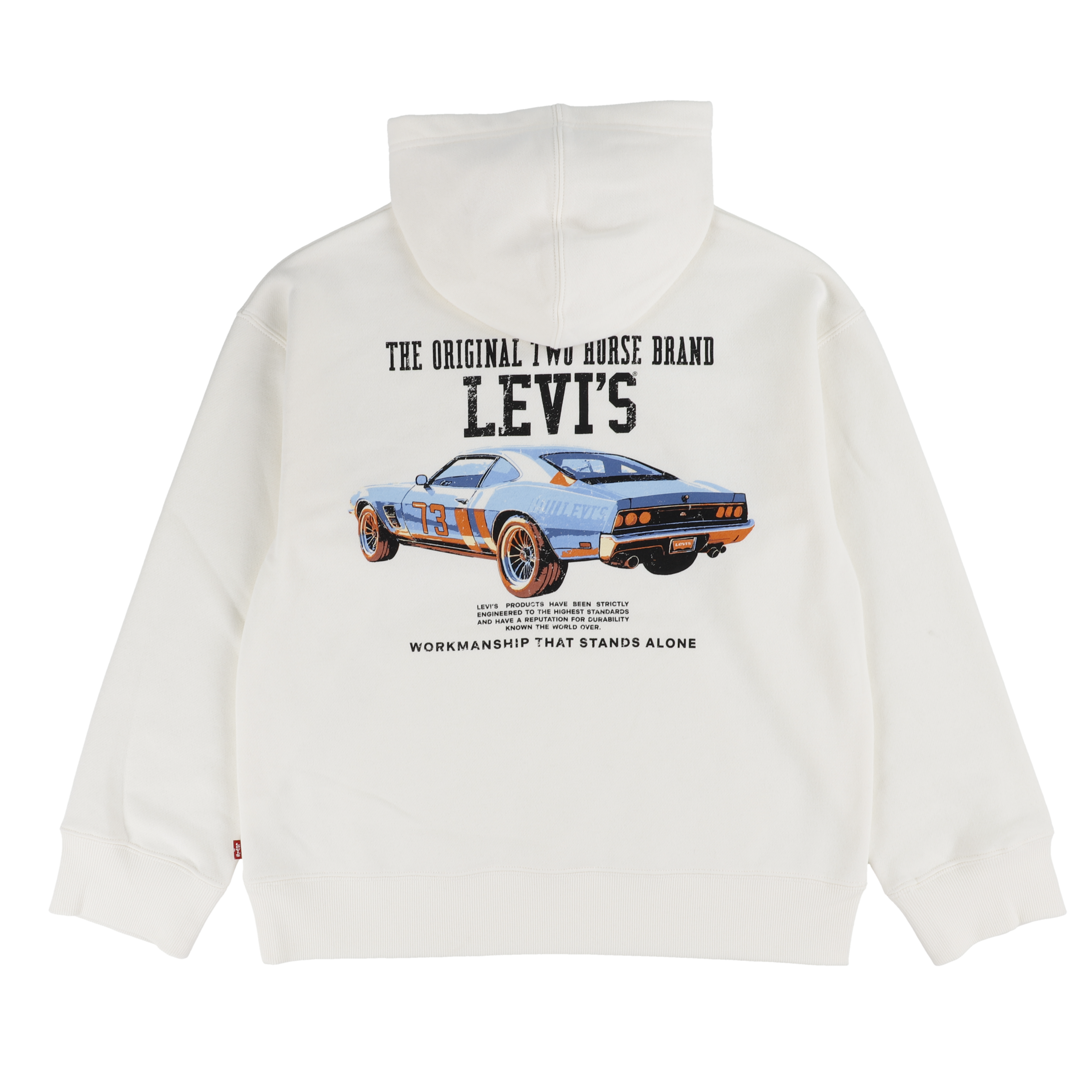 Levi's® Kids Sweat-shirt »LVB REV THE ENGINE HOODIE«, pour garçons, avec capuche et grand imprimé dans le dos
