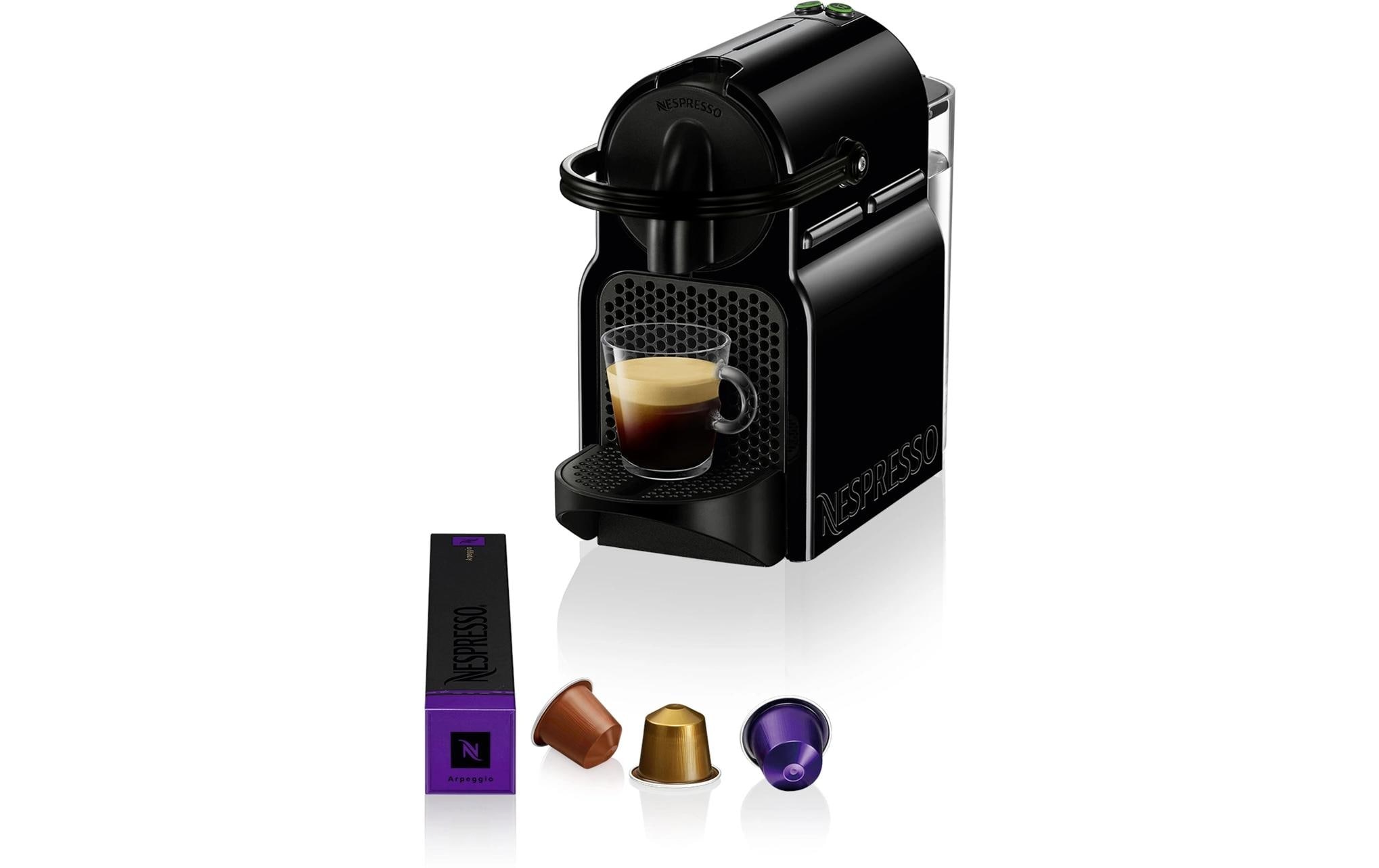 Image of DeLonghi Kapselmaschine "Inissia EN 80.B von DeLonghi, Black" inkl. Willkommenspaket mit 7 Kapseln