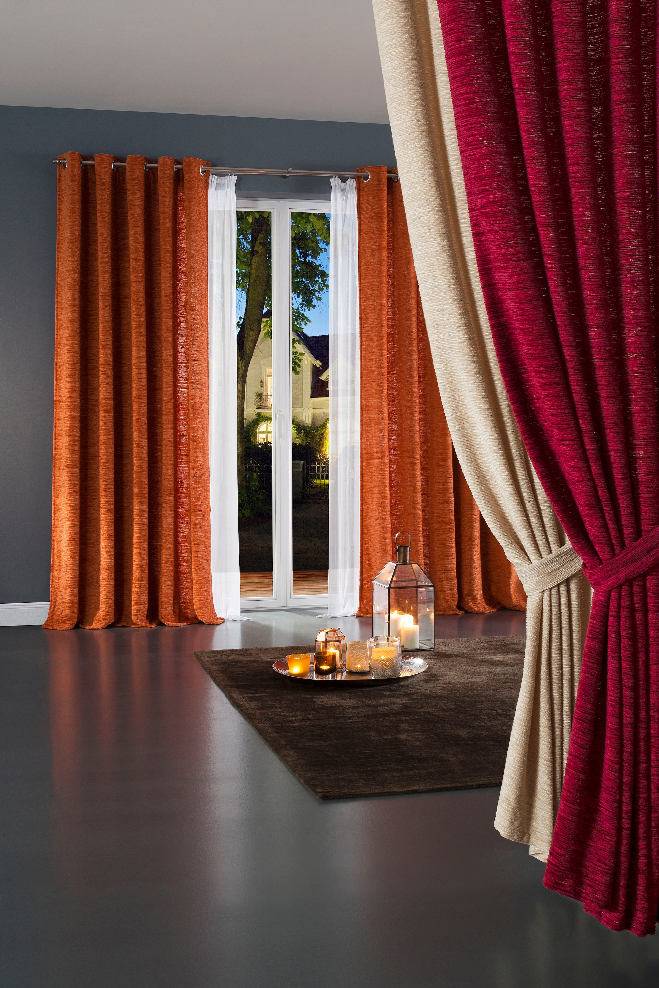 Wirth Rideau »Gerty« Ruban plissé 1 cuis tlg. Store