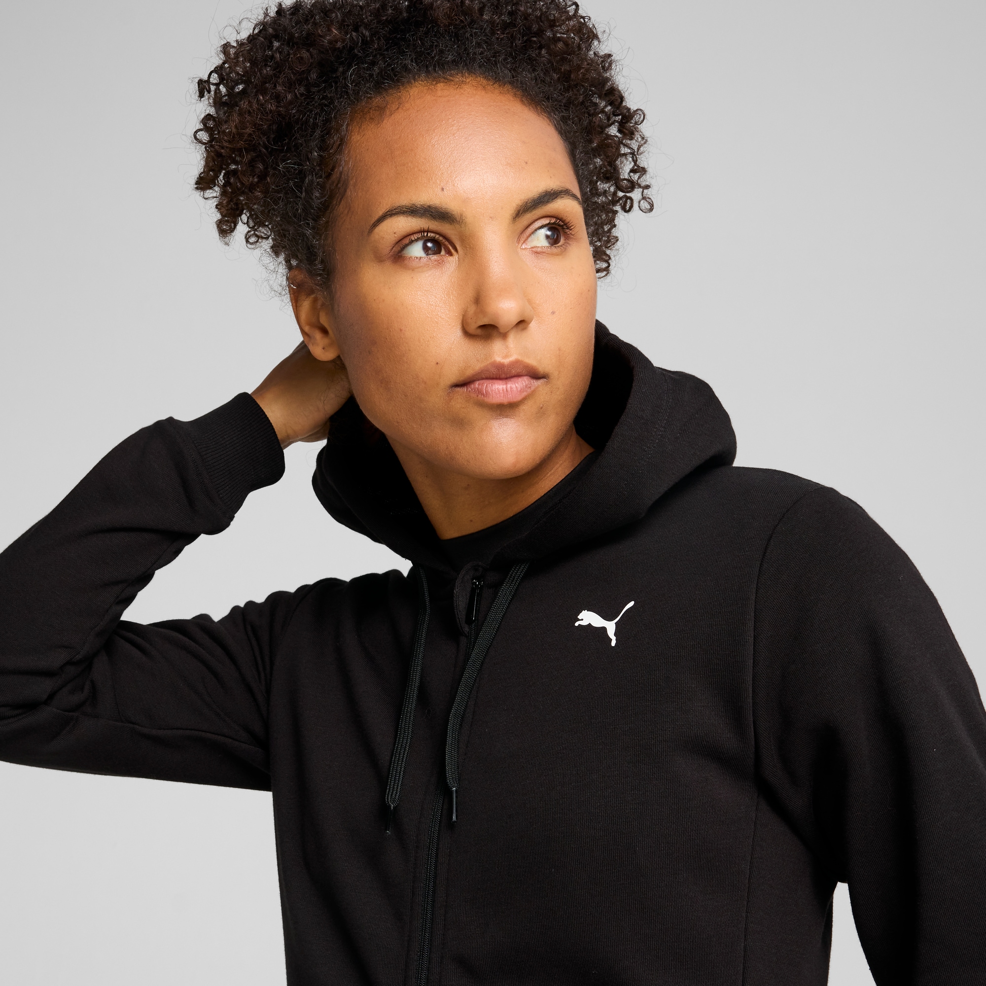 PUMA Kapuzensweatshirt »W TAD ESSENTIAL FT FZ«