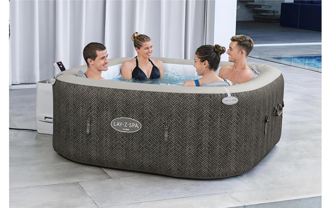 Bestway Jacuzzi »Cabo HydroJet« Energieeffizienter Whirlpool mit App-Steuerung für sechs Personen