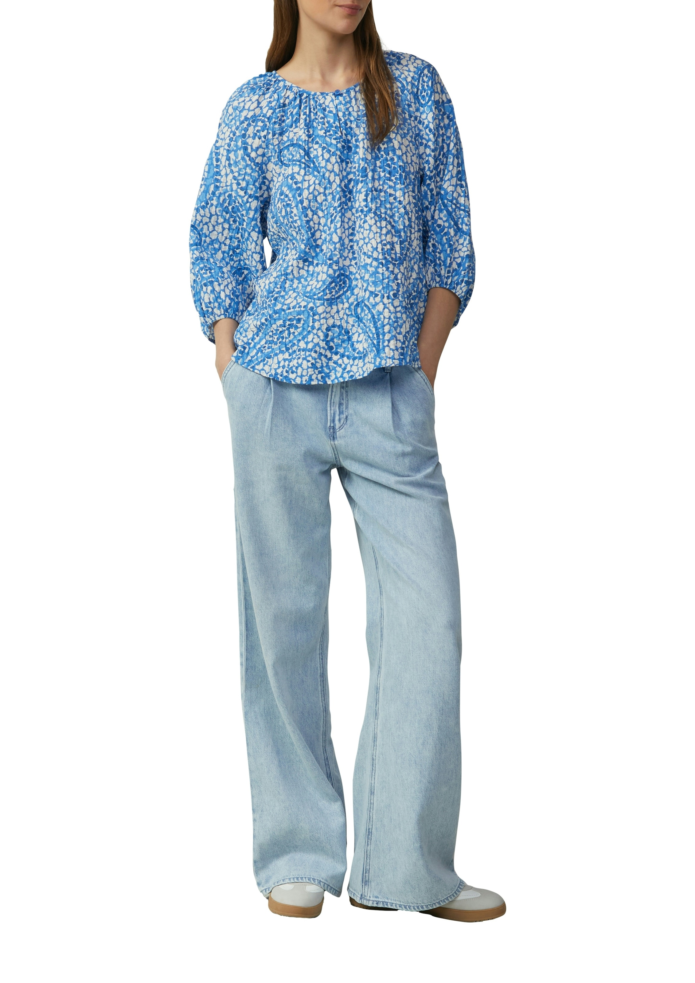 s.Oliver Blouse classique avec imprimé intégral
