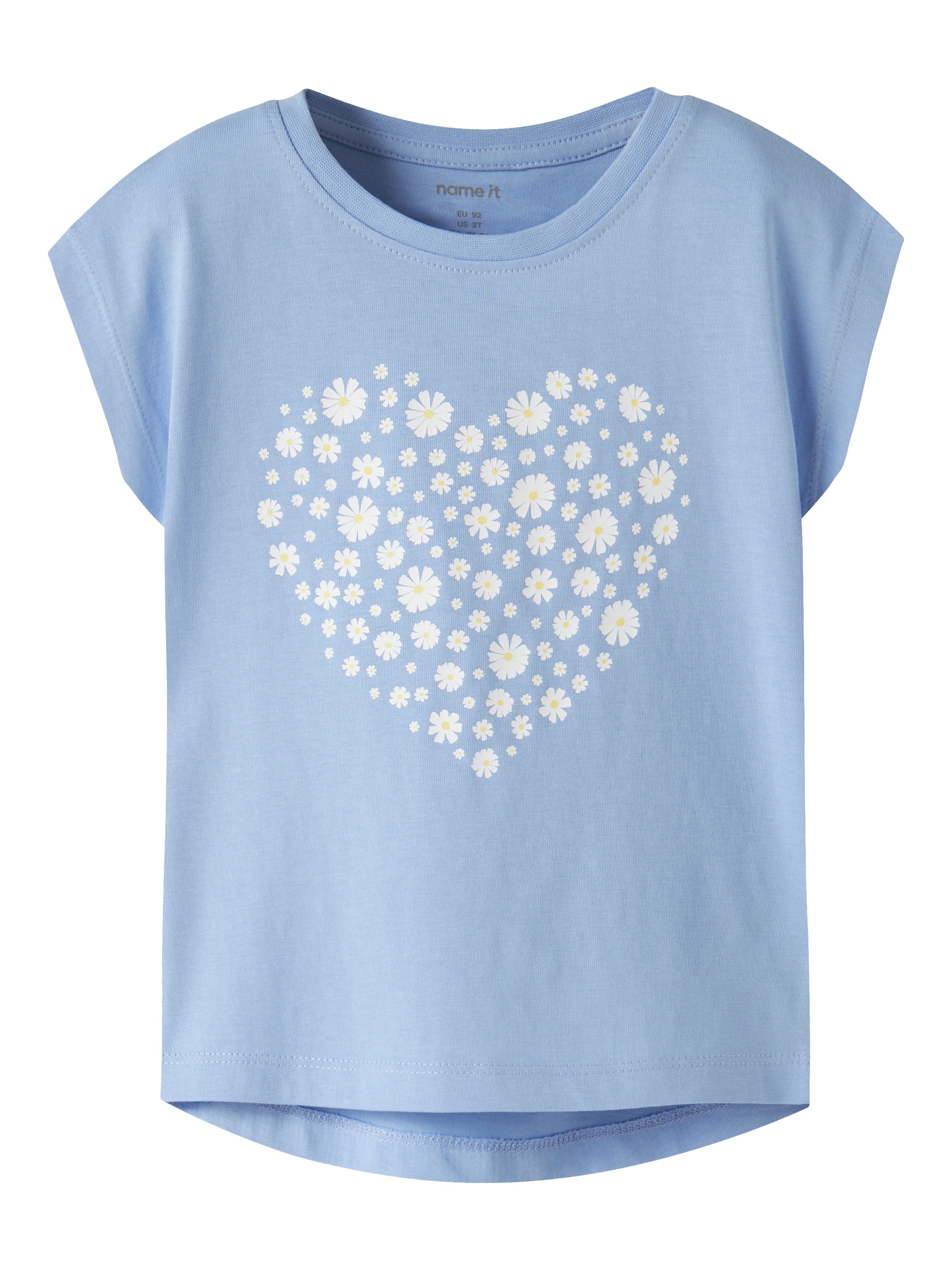 Image of Name It T-Shirt "NMFVIGEA CAPSL TOP" Baumwolle, regular fit