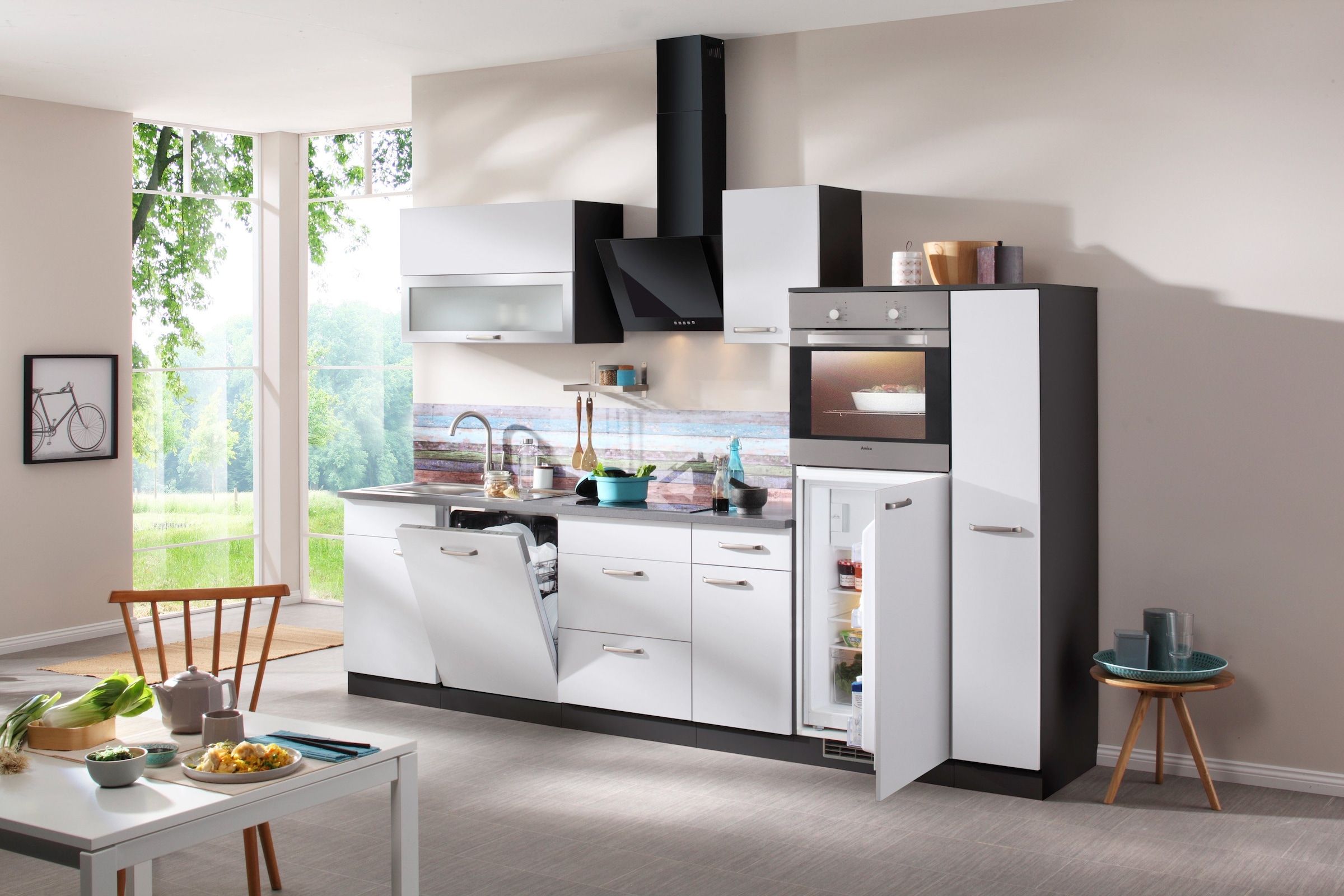 wiho Küchen Armoire basse »Michigan«