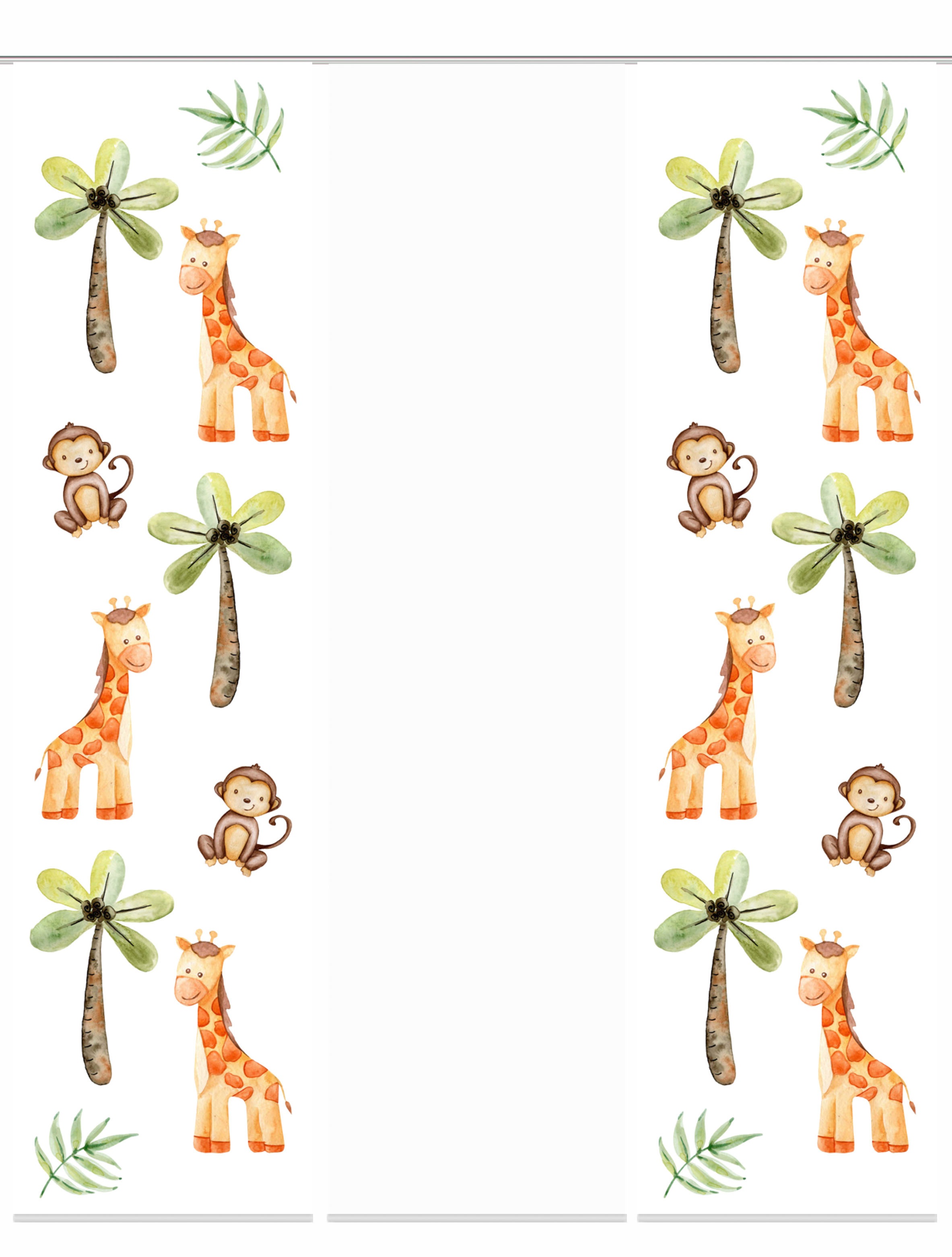 Image of HOME WOHNIDEEN Schiebegardine »GIRABO«, (3 St.), Schiebevorhang Digi 3er Set GIRABO bei Ackermann Versand Schweiz