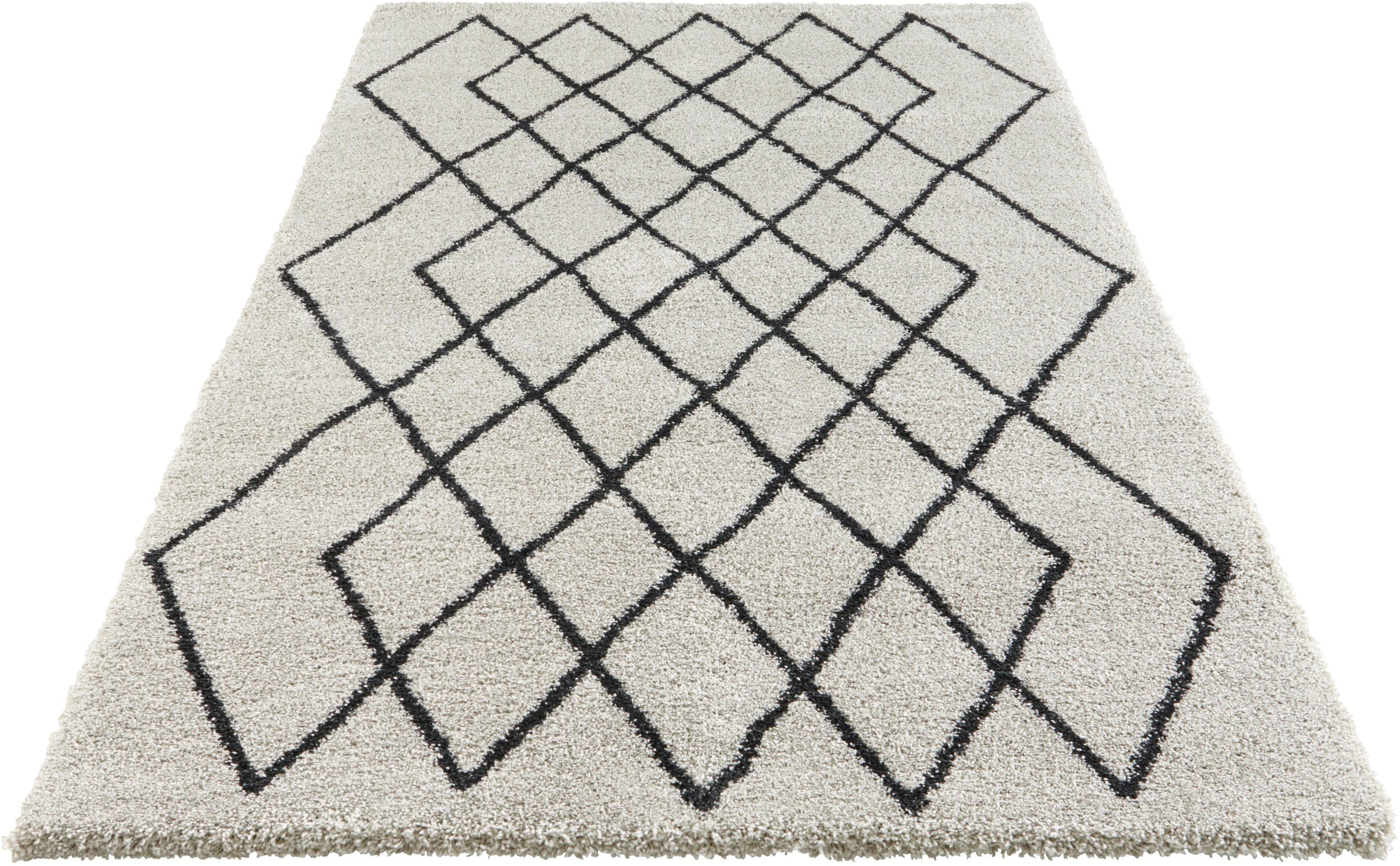 Image of ELLE DECORATION Hochflor-Teppich »Bron«, rechteckig, 32 mm Höhe, Wohnzimmer bei Ackermann Versand Schweiz