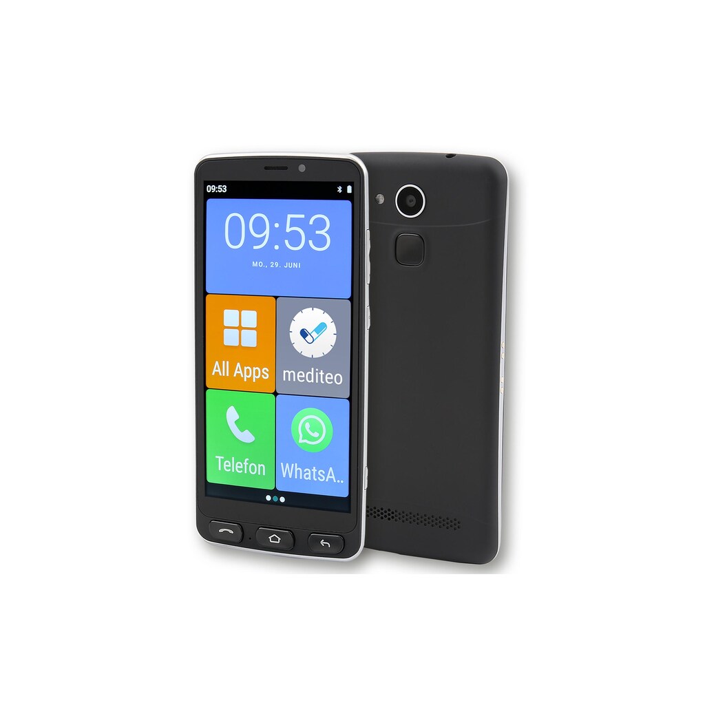 Olympia Smartphone »16 GB Schwarz«, schwarz, 13,97 cm/5,5 Zoll, 16 GB Speicherplatz, 8 MP Kamera