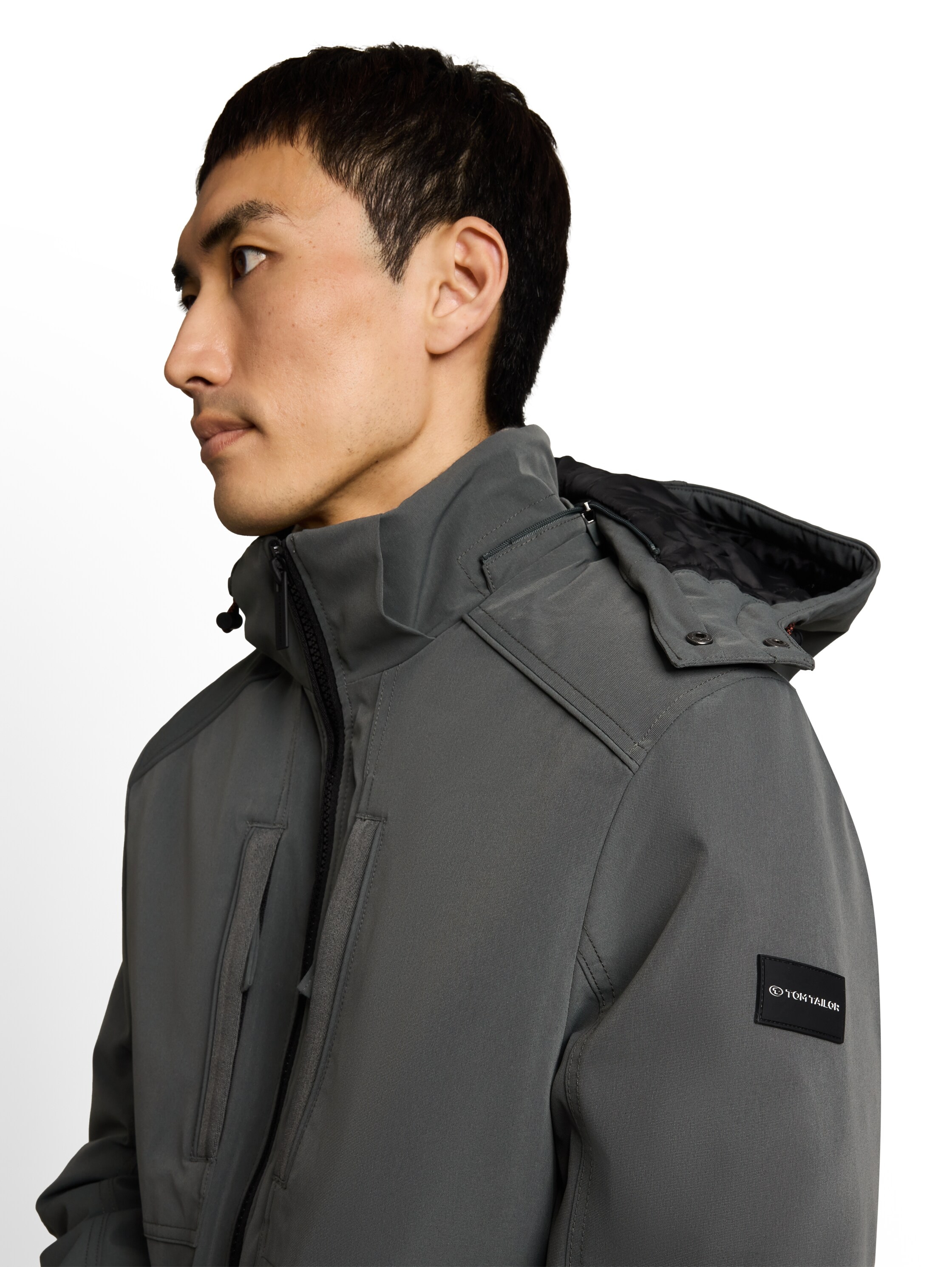 TOM TAILOR Veste softshell avec capuche Veste de transition / polaire et capuche